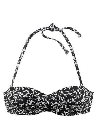 LASCANA, Bikini felső 'Meadow', fekete