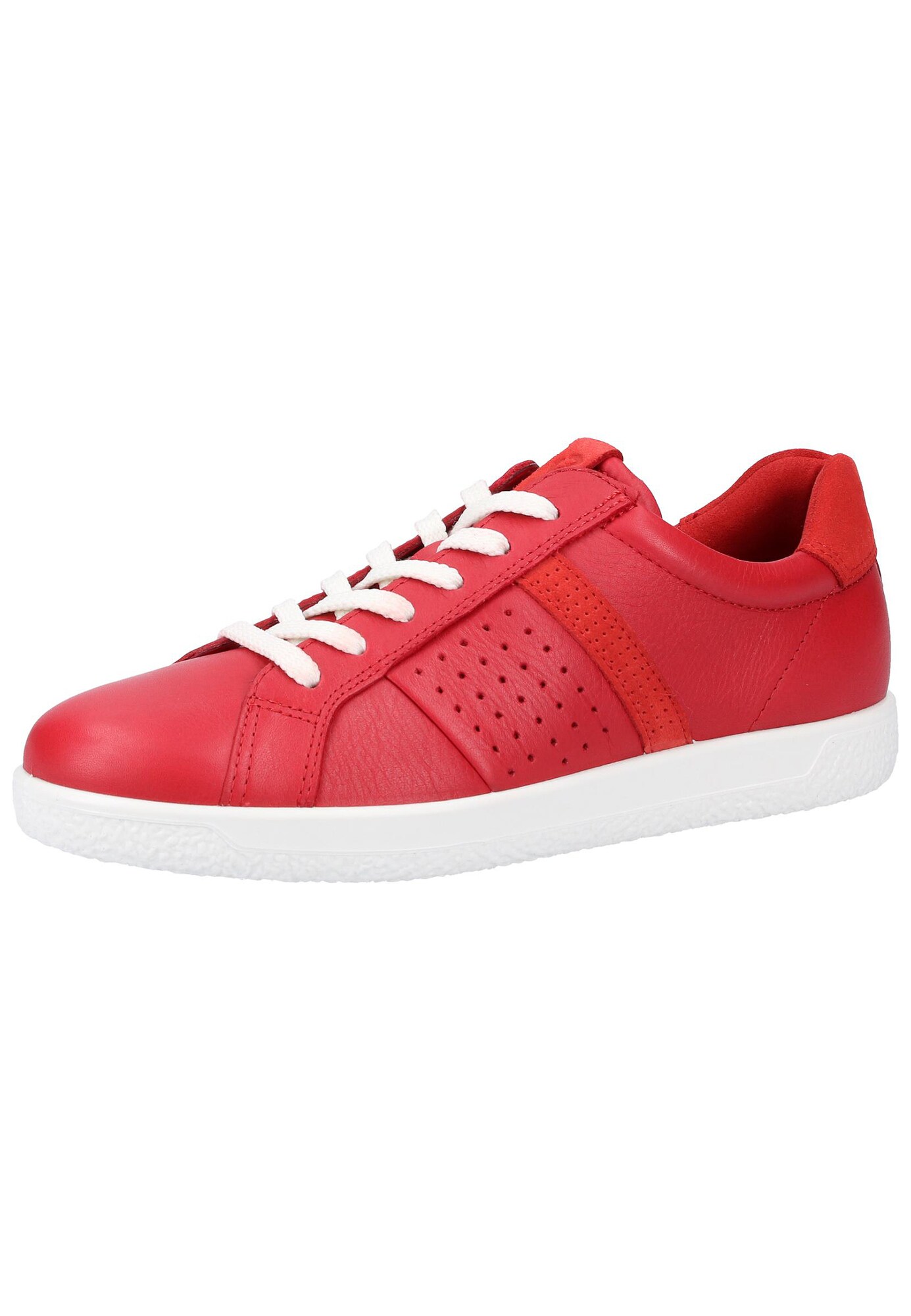 Ecco Dames Sneakers Laag Rood ecco kopen in de aanbieding