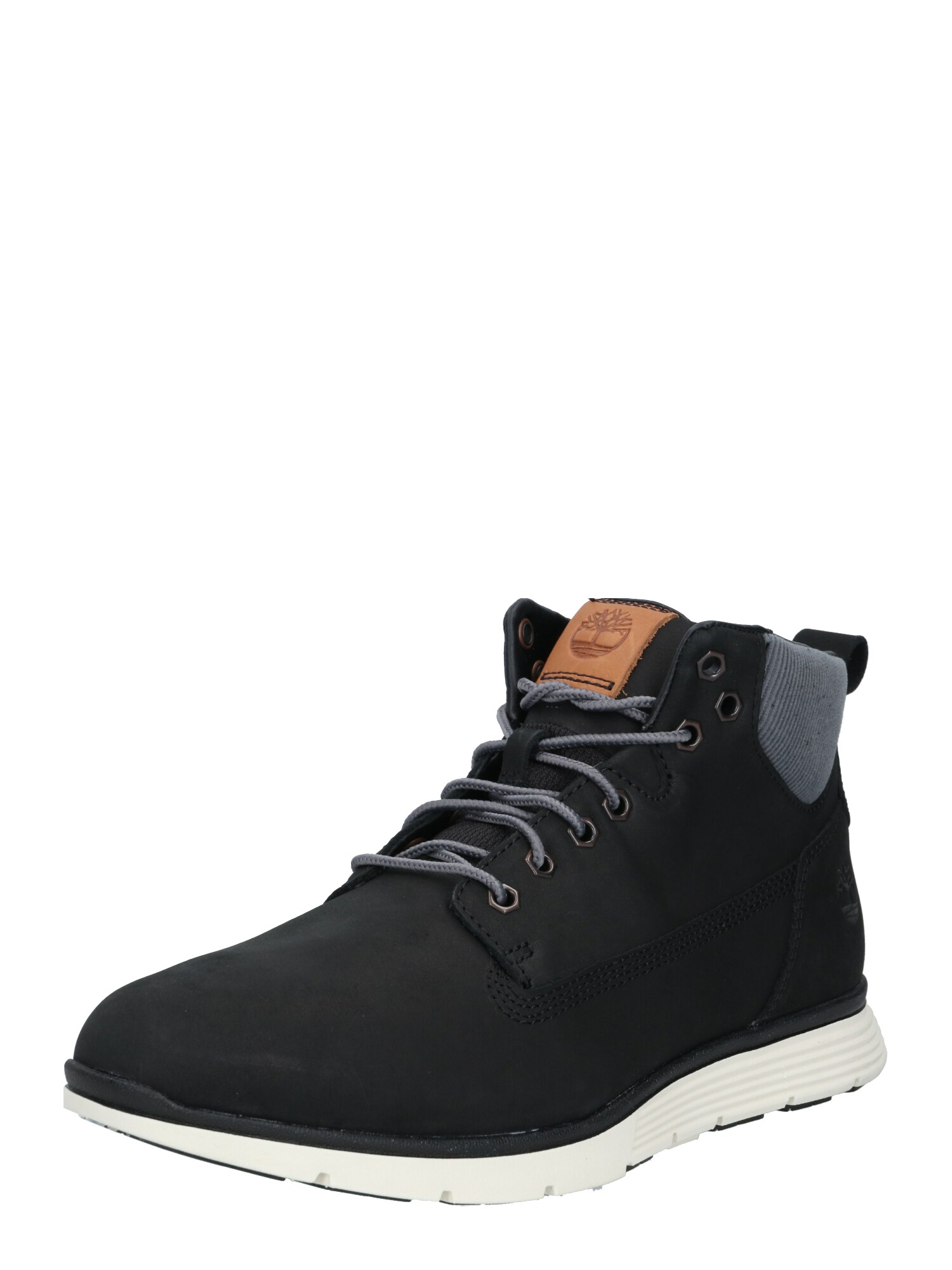 TIMBERLAND Auliniai batai su raišteliais 'Killington'  juoda / pilka