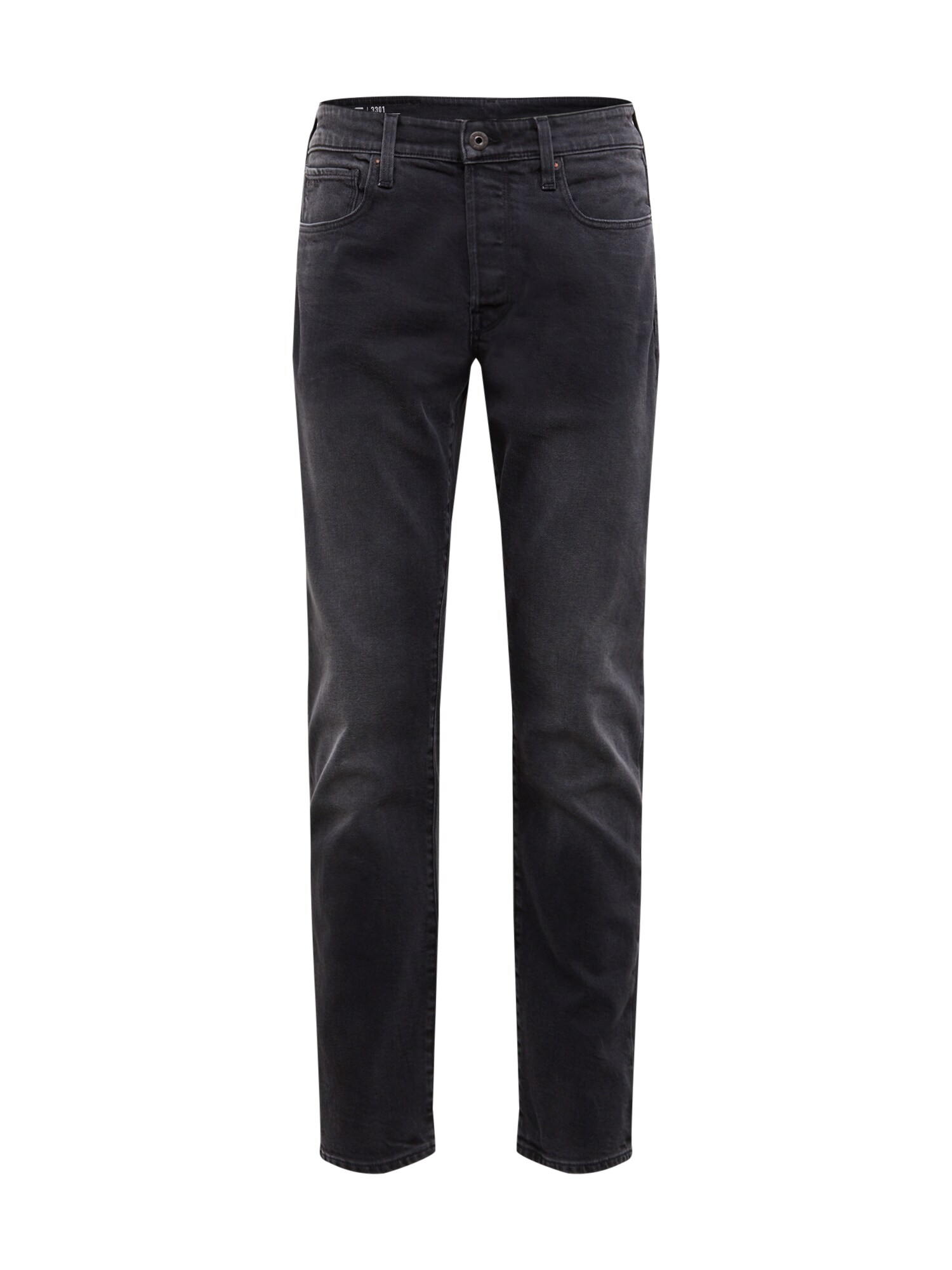 G-Star RAW Džinsai '3301 Tapered'  juodo džinso spalva