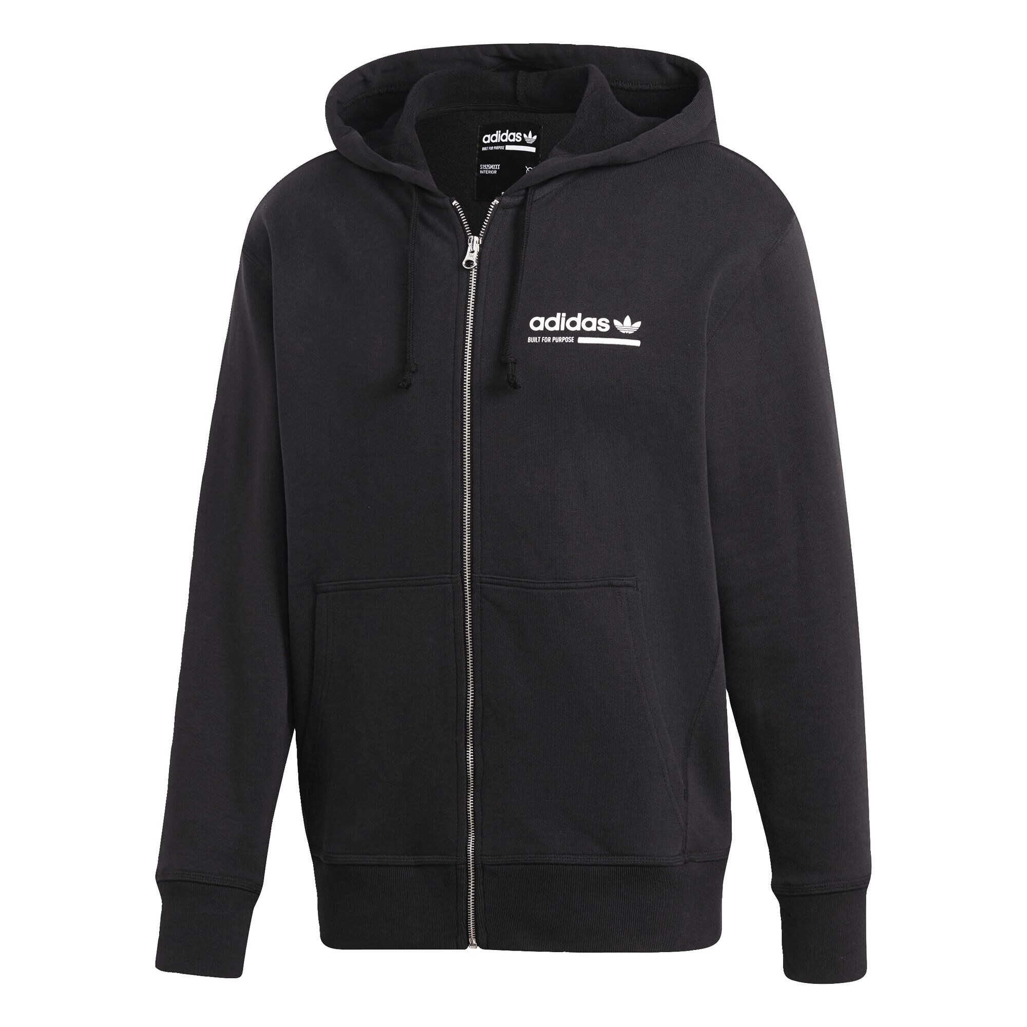 ADIDAS ORIGINALS Kapuzenjacke ''''Kaval'''' schwarz / weiß