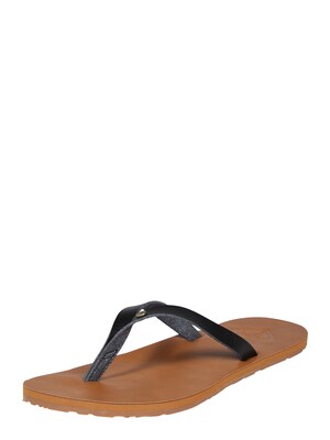 ROXY Sandalias de dedo 'Jyll'  marrón / negro