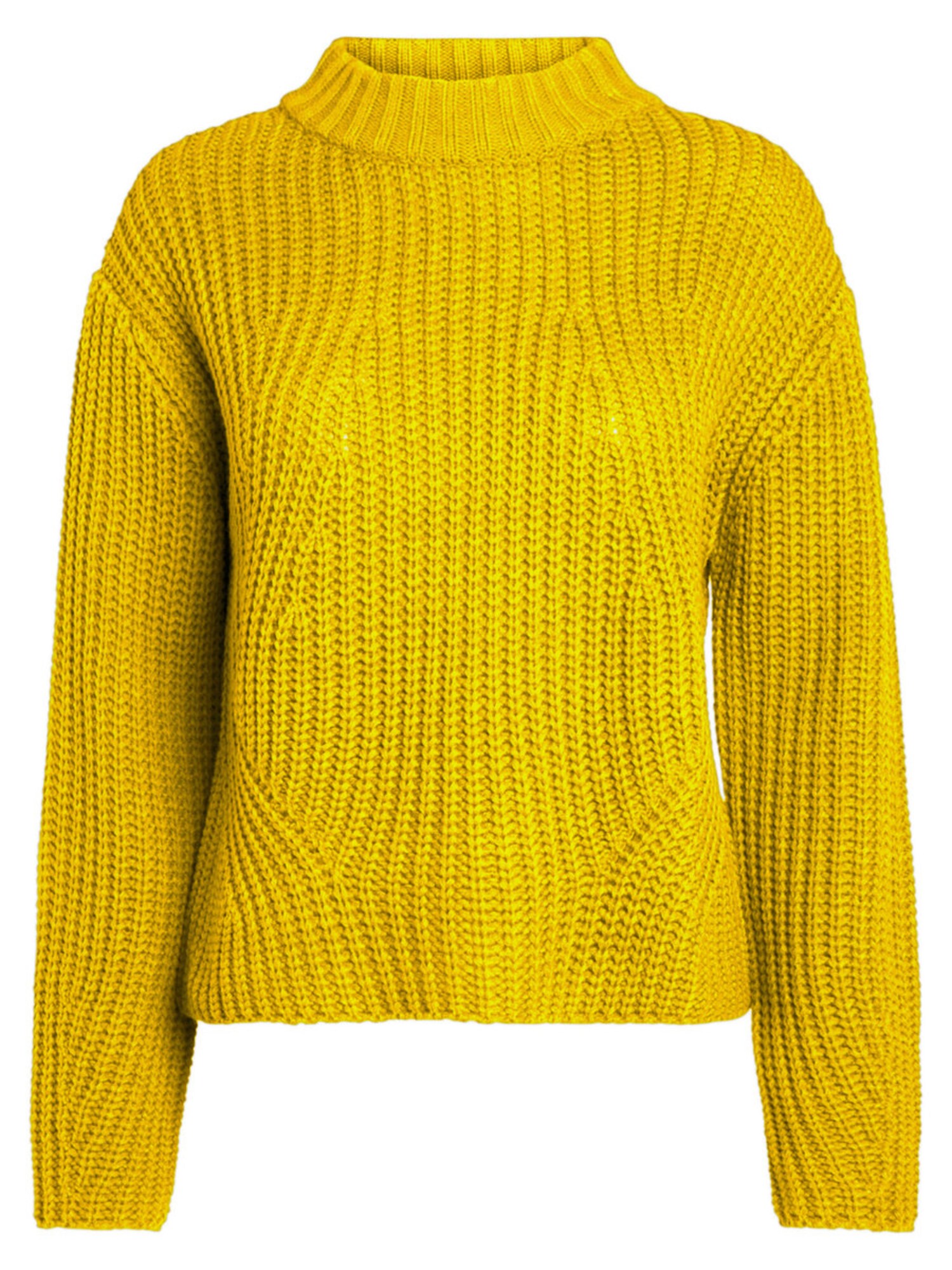 Pieces Dames Trui Mosterd pieces kopen in de aanbieding