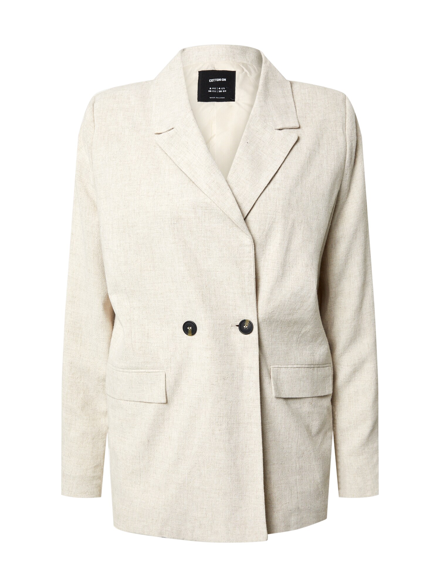 Cotton On Blazer švarkas 'ALL DAY'  natūrali balta