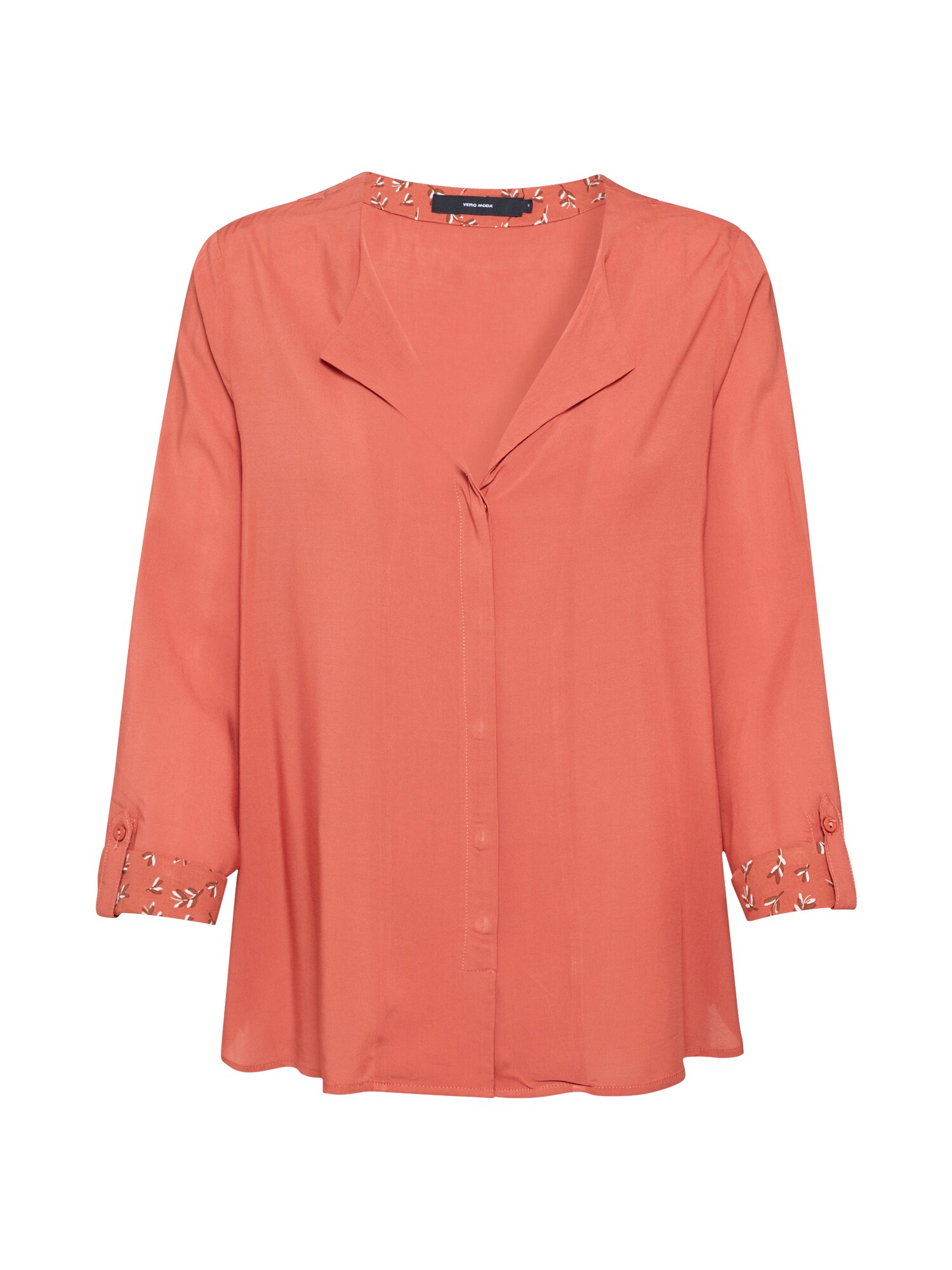 VERO MODA Palaidinė 'VMTONJA 3/4 SHIRT WVN GA'  raudona