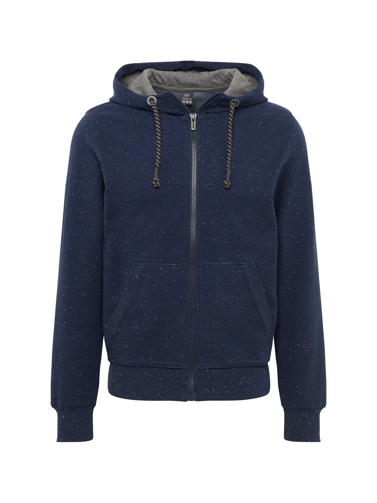 Soliver Red Label Heren Sweatvest Nachtblauw soliver red label kopen in de aanbieding