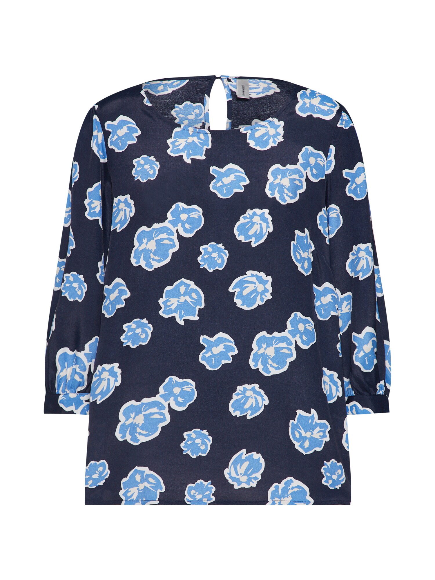 Soyaconcept Dames Blouse Navy Lichtblauw Wit soyaconcept kopen in de aanbieding