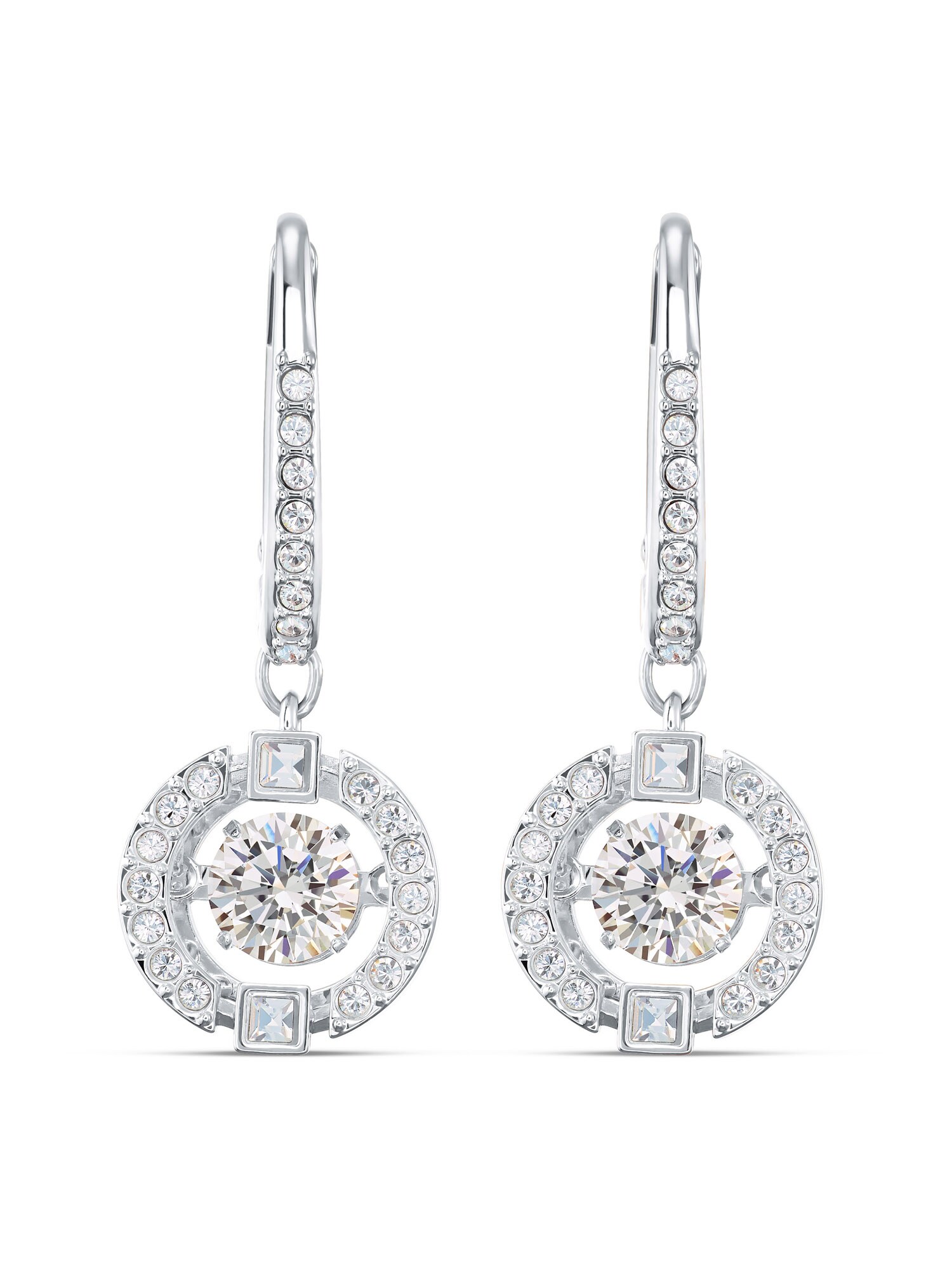 Swarovski Fülbevalók 'Sparkling Dance'  ezüst akciós termékkép 1