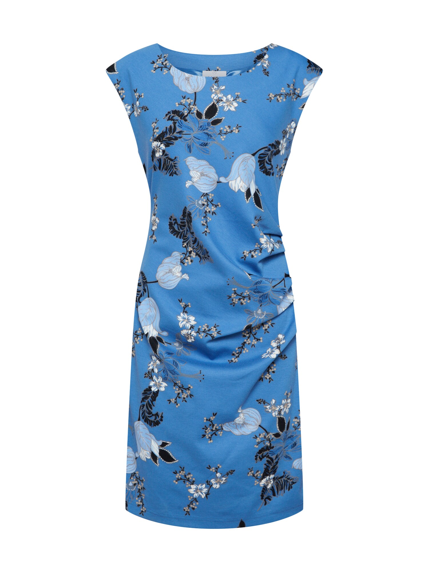 Kaffe Dames Kokerjurk Majo Smoky Blue kaffe kopen in de aanbieding