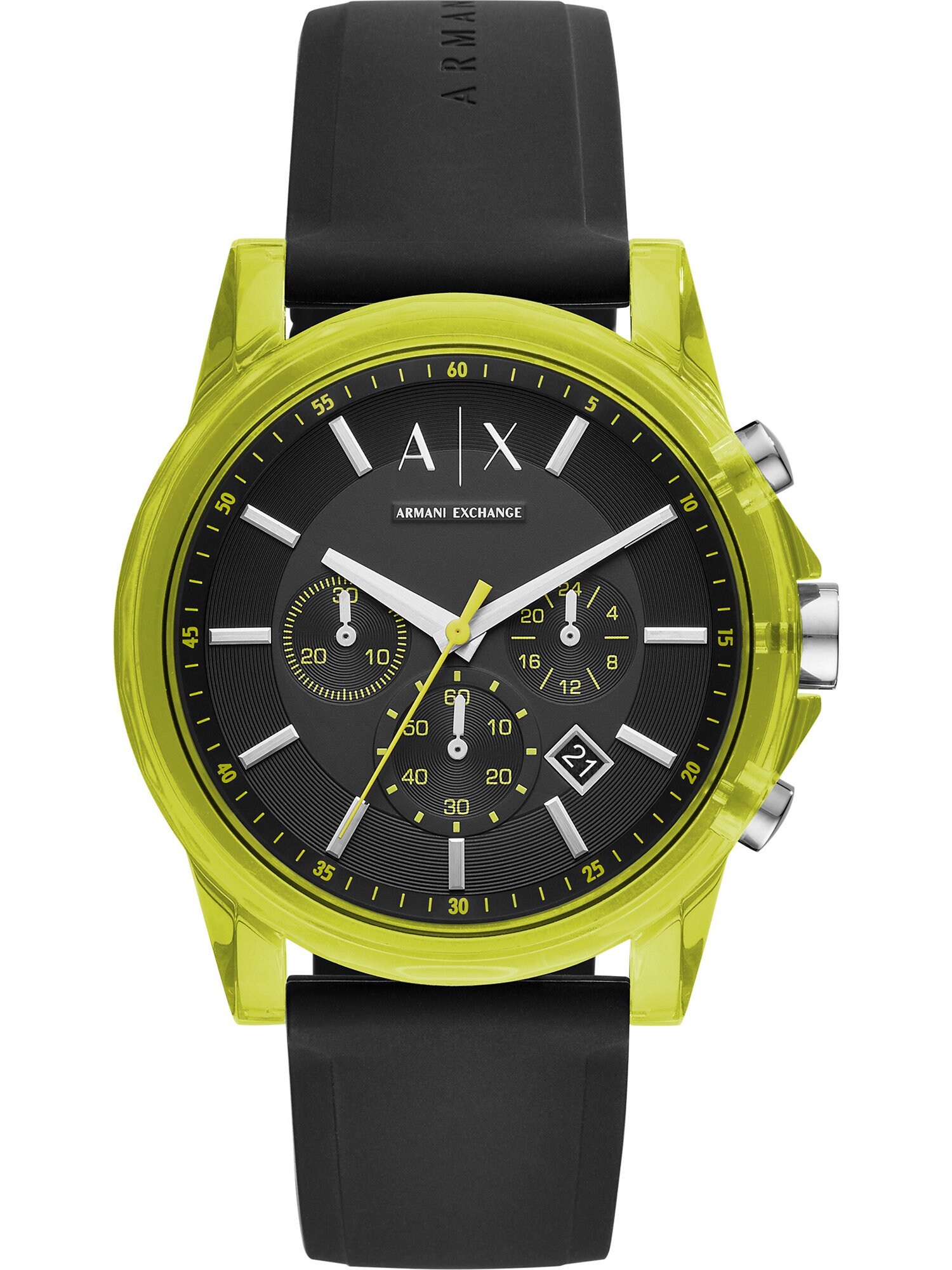 Emporio Armani Armbanduhr schilf / schwarz