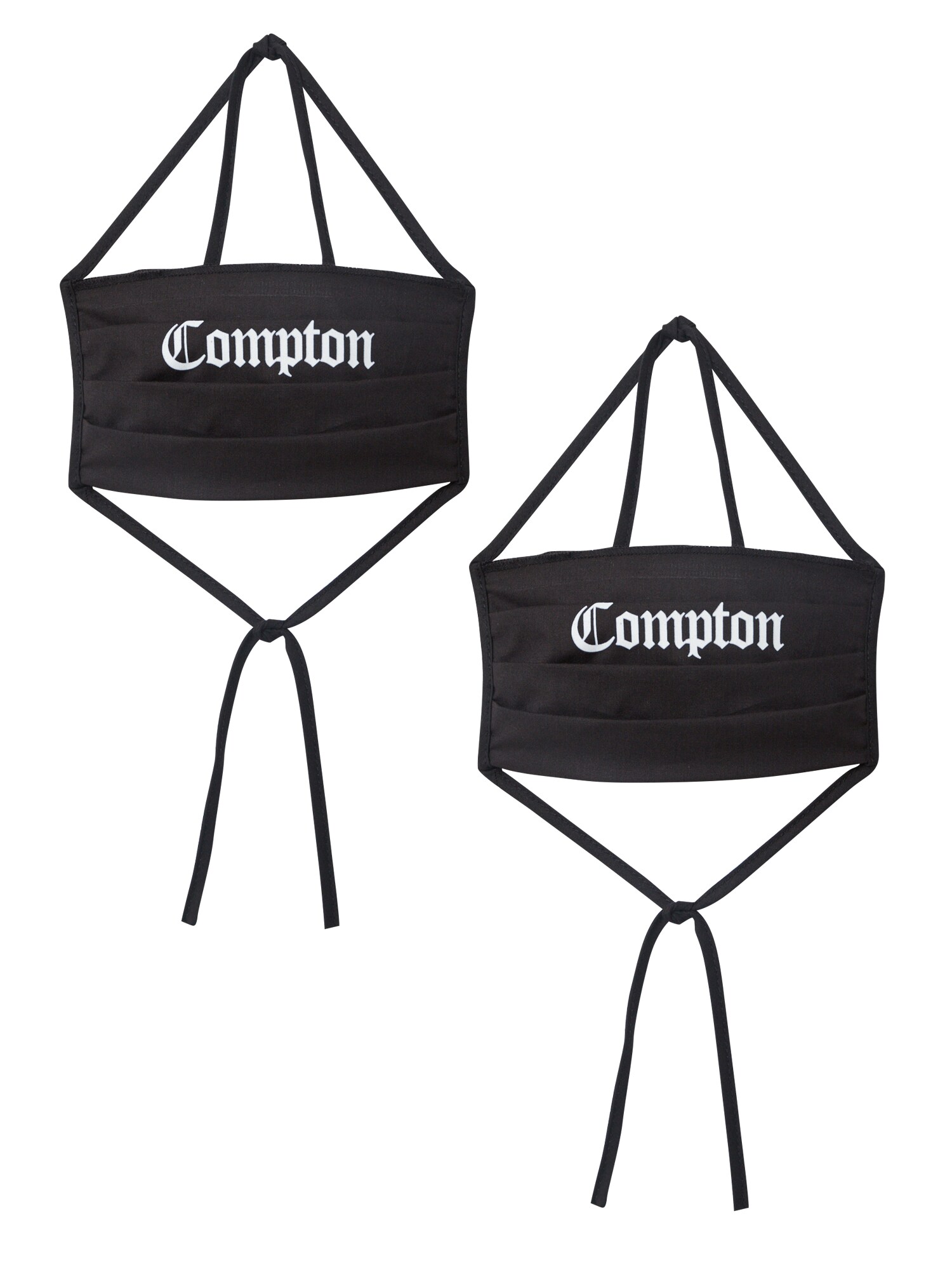 Mister Tee Šatka 'Compton'  čierna / biela