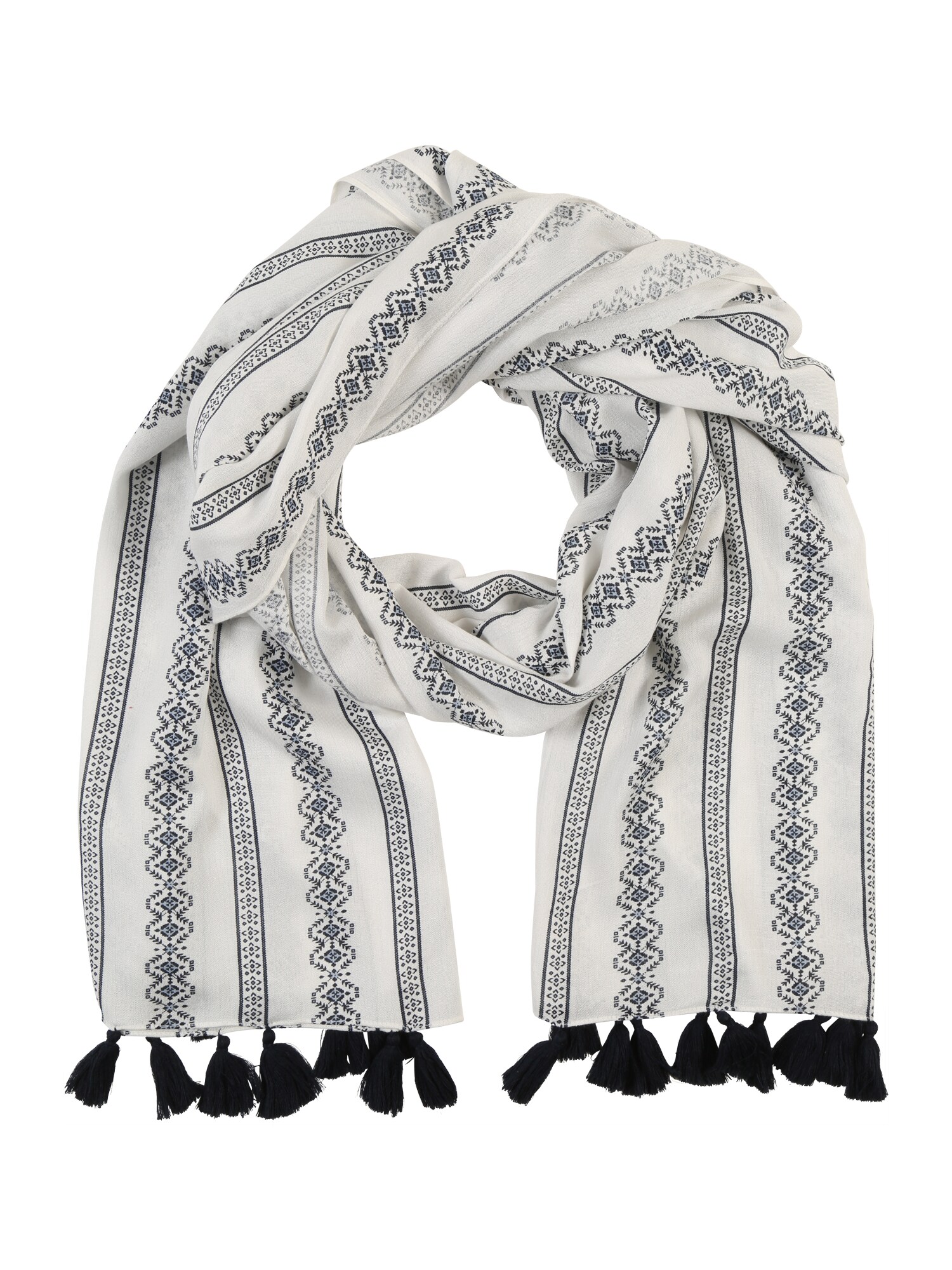 Vero Moda Dames Sjaal Roya Nachtblauw Wit vero moda kopen in de aanbieding