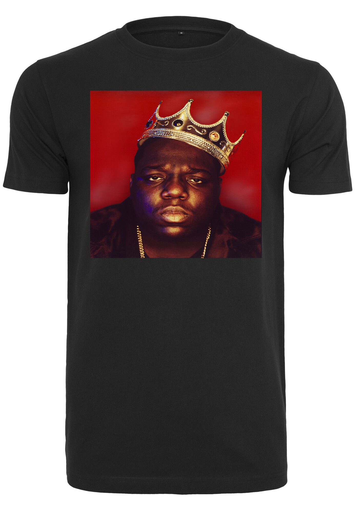 Mister Tee Marškinėliai 'Notorious Big Crown'  juoda / mišrios spalvos