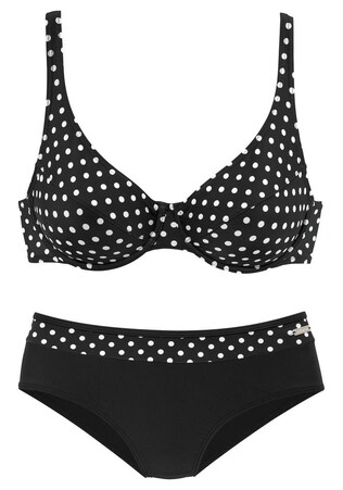 LASCANA, Bikini, fekete