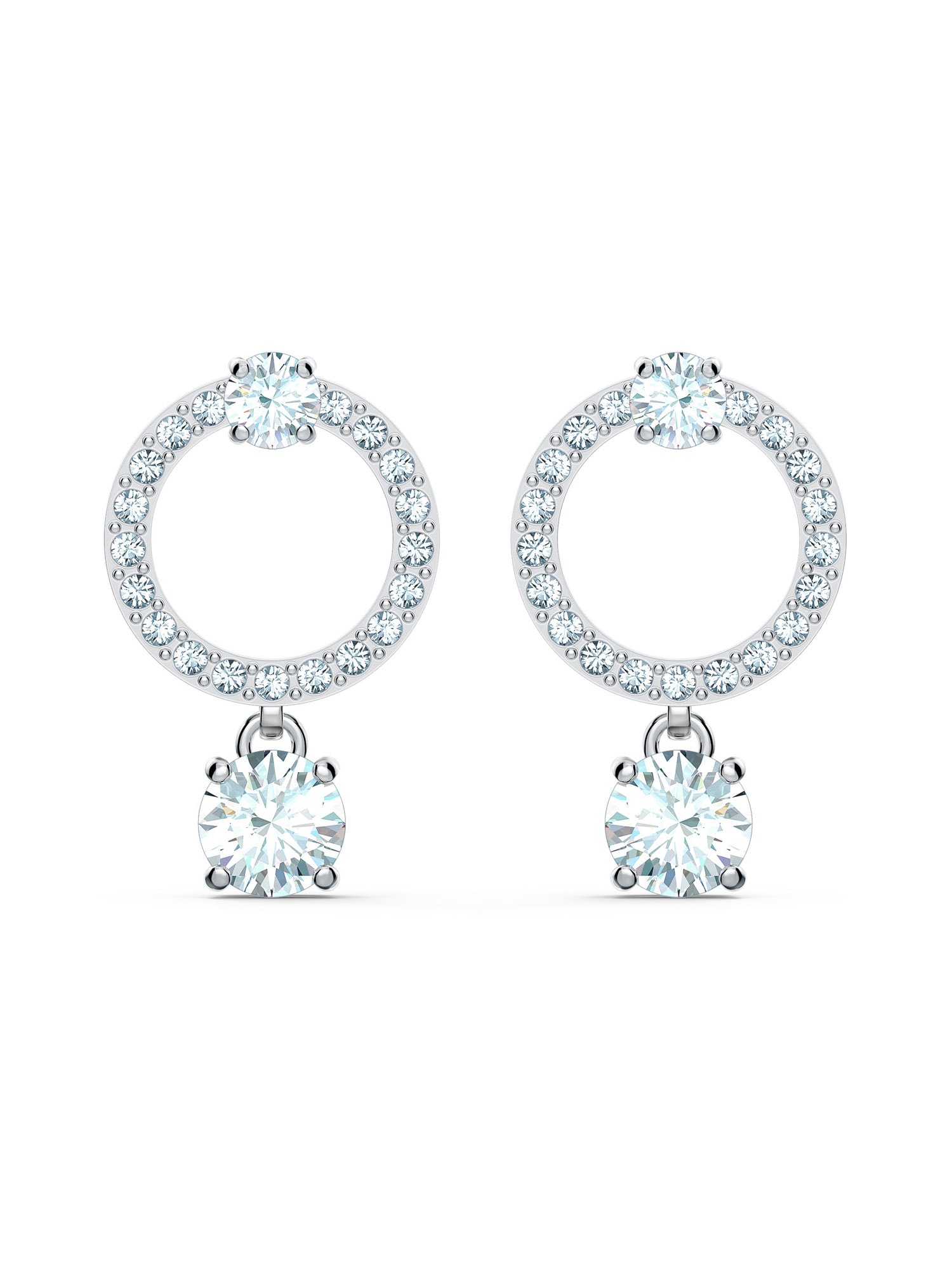 Swarovski Fülbevalók 'Attract Circle'  ezüst akciós termékkép 1
