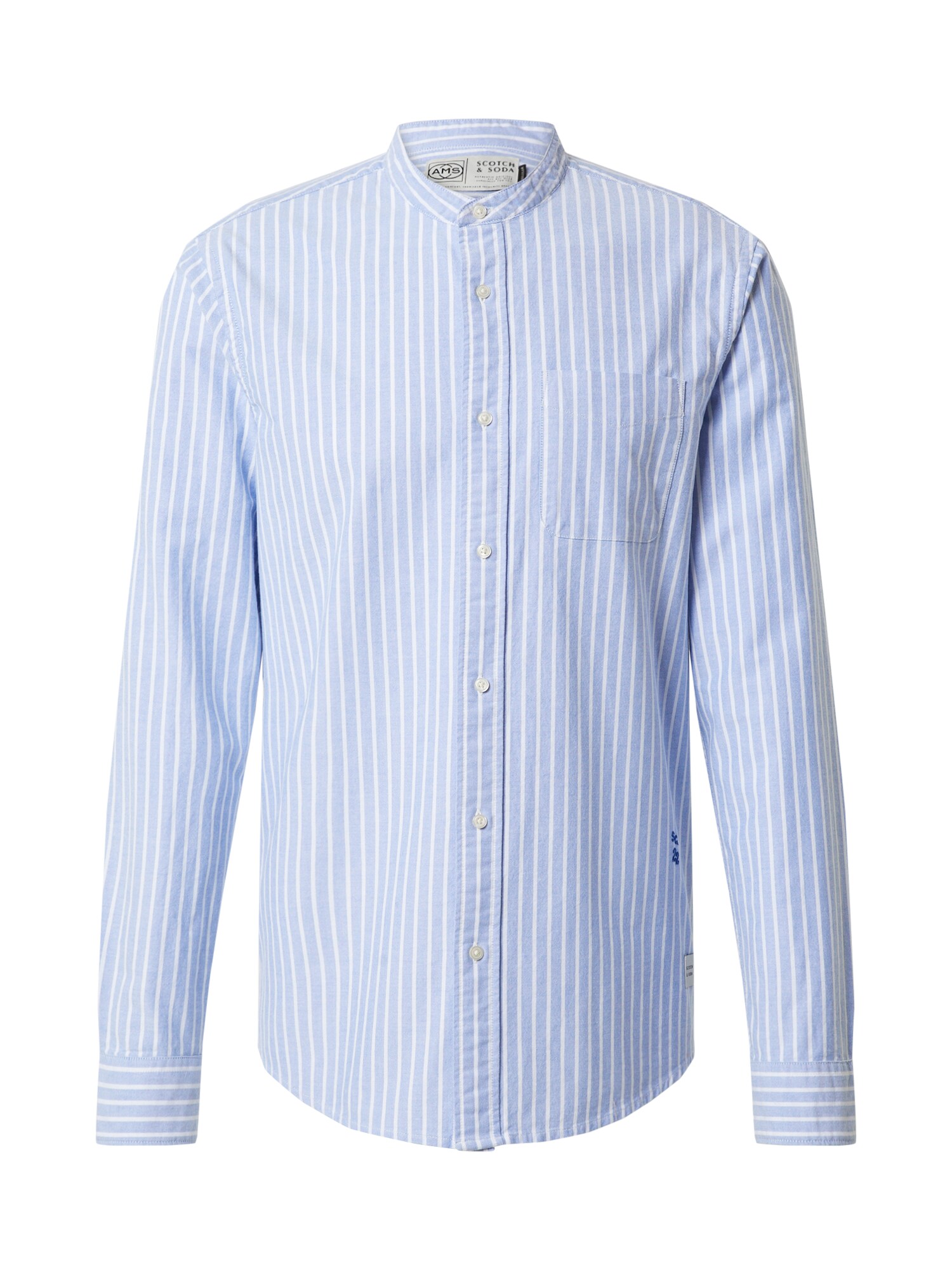 SCOTCH & SODA Dalykiniai marškiniai  šviesiai mėlyna / balta