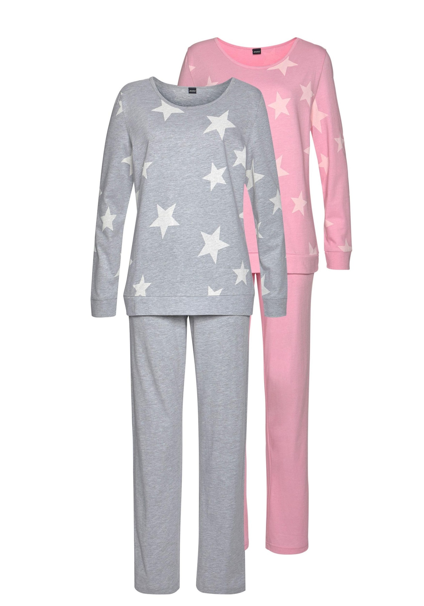 ARIZONA Pijama  gri deschis / roz