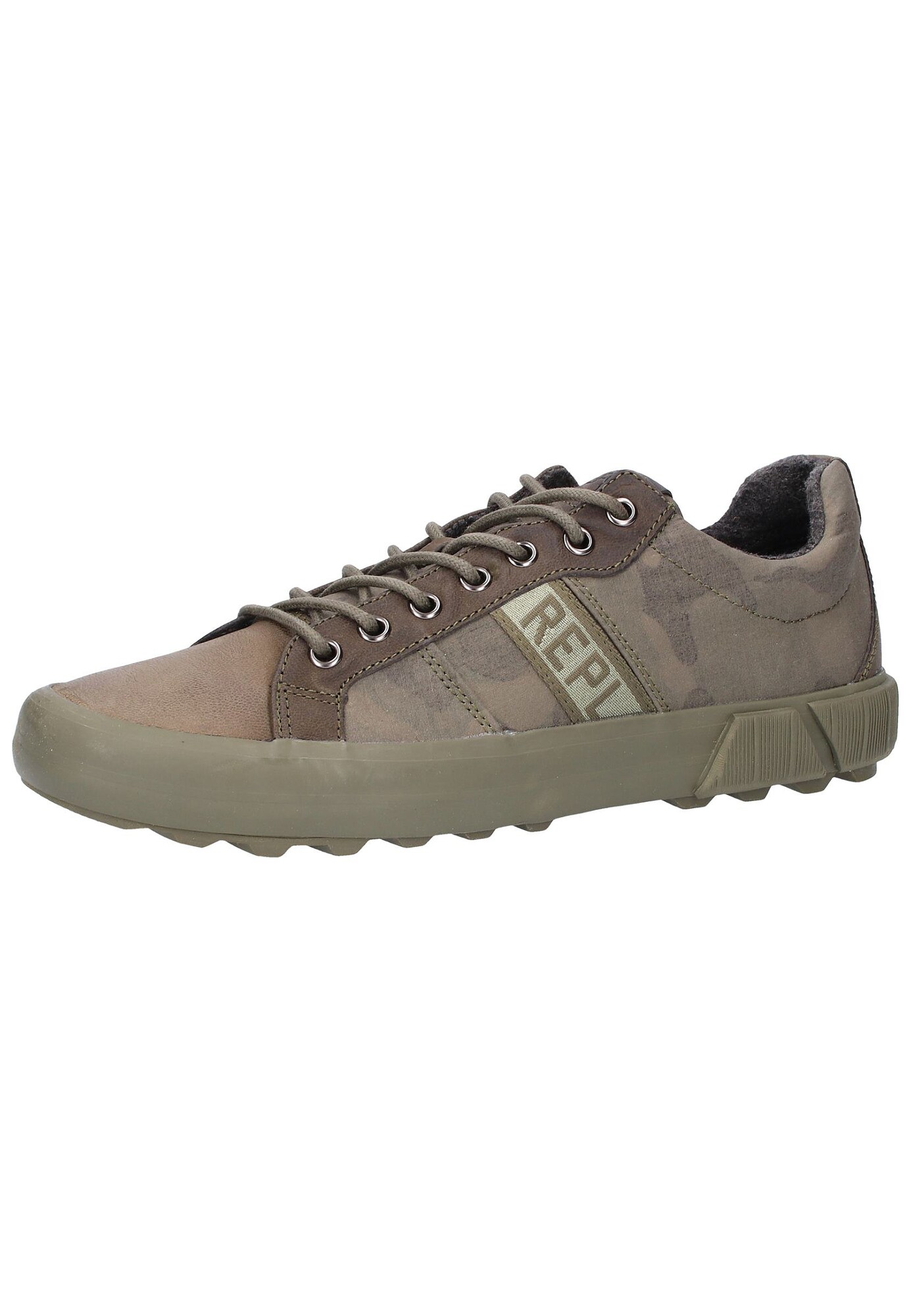 Replay Heren Sneakers Laag Champagne Lichtbeige Bruin Aardetinten replay kopen in de aanbieding