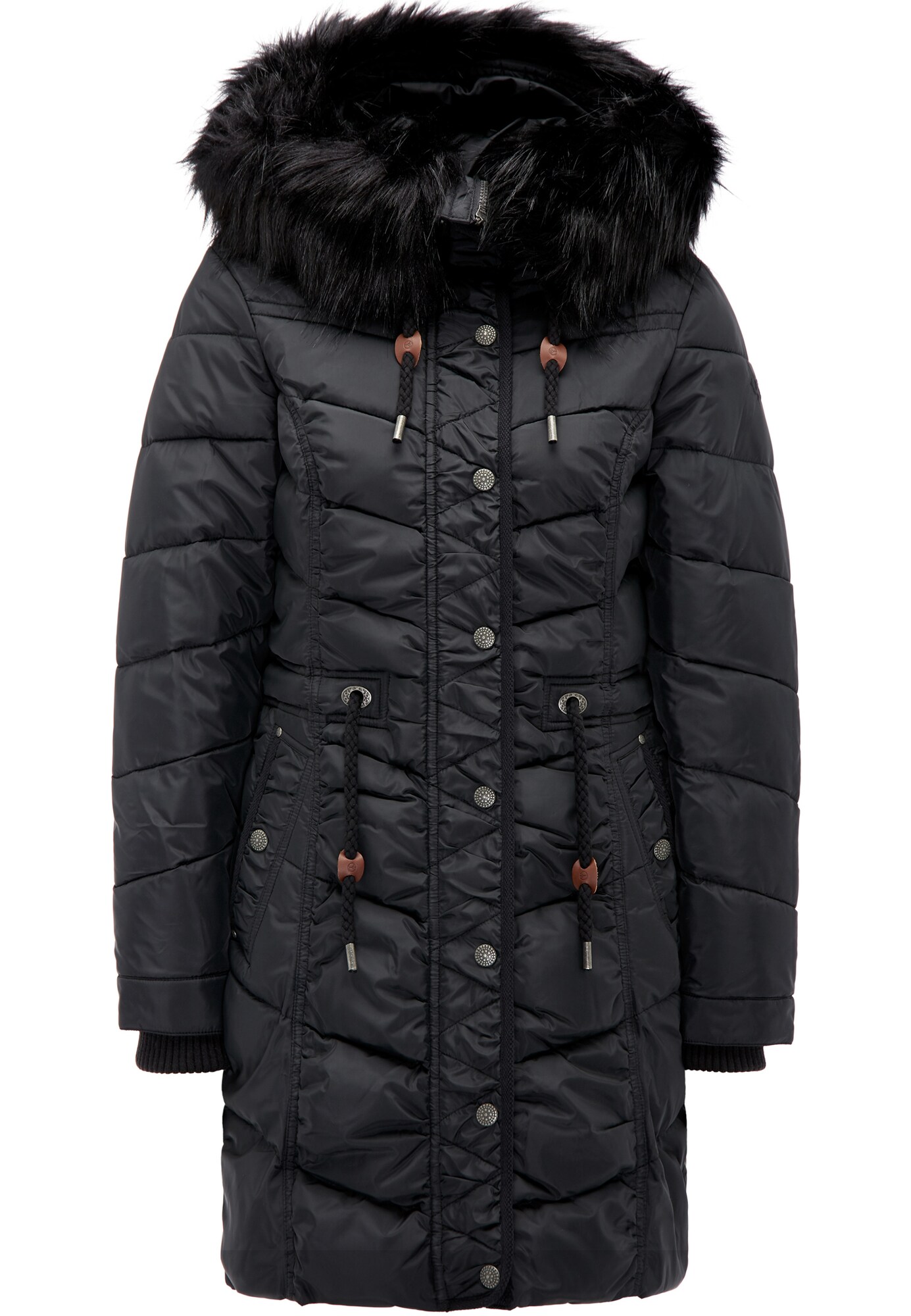Usha Dames Winterparka Zwart usha kopen in de aanbieding