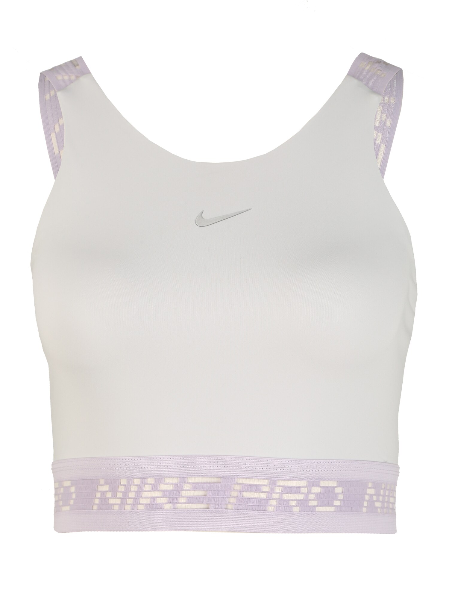 NIKE Sportinė liemenėlė  alyvinė spalva / balkšva