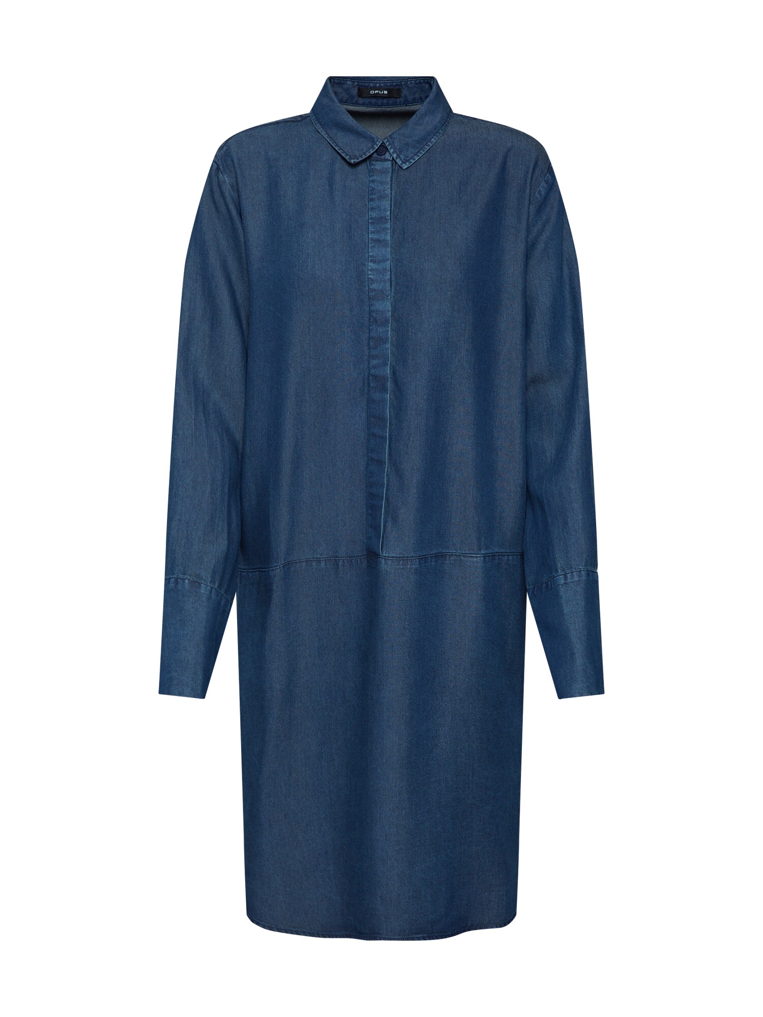 Opus Dames Blousejurk Blauw Denim opus kopen in de aanbieding