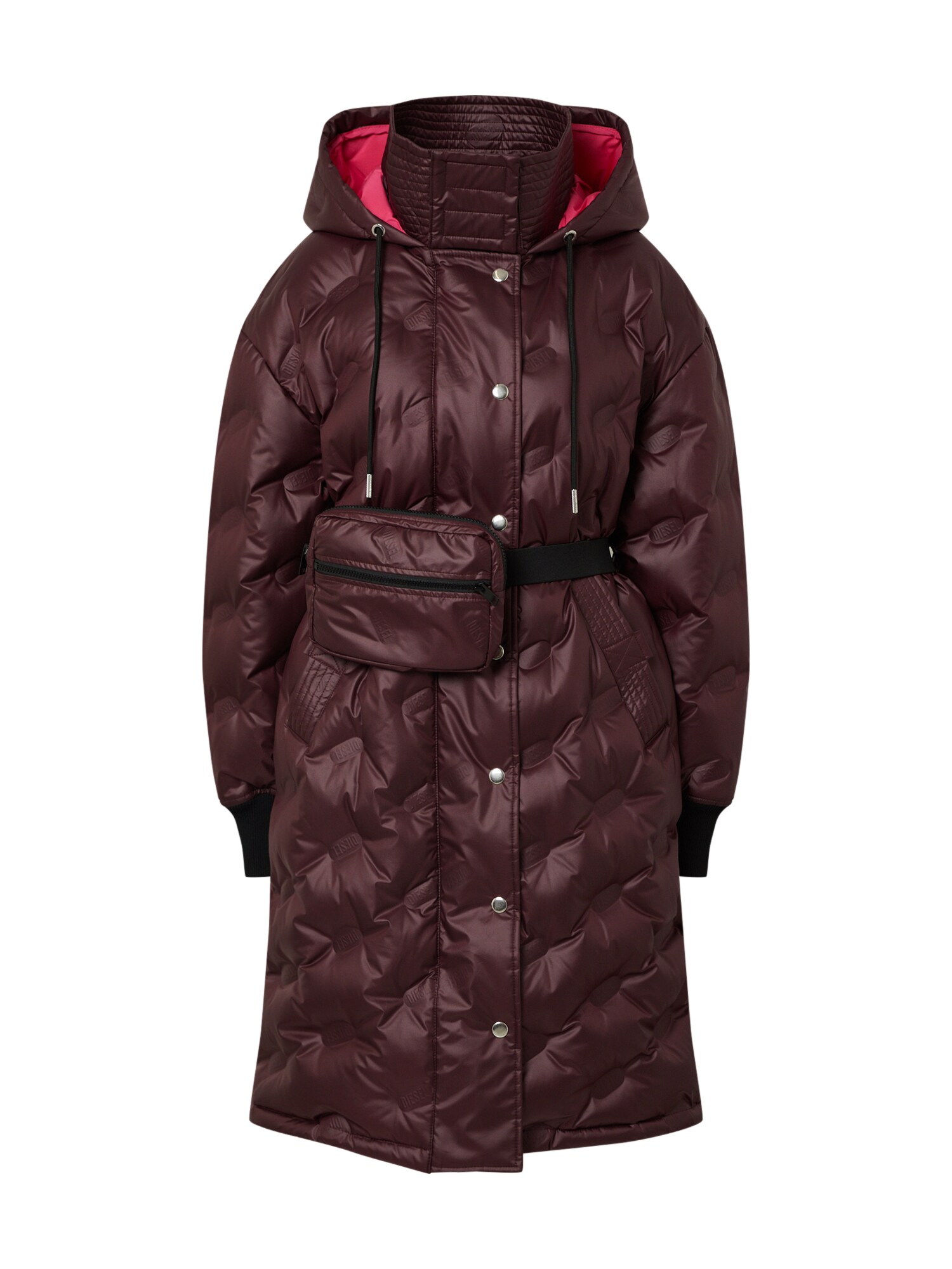 DIESEL Rudeninis-žieminis paltas 'Lalla'  raudona