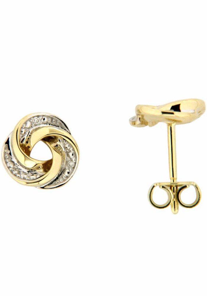 VIVANCE 'Knoten' Ohrstecker Damen Größe One Size gold