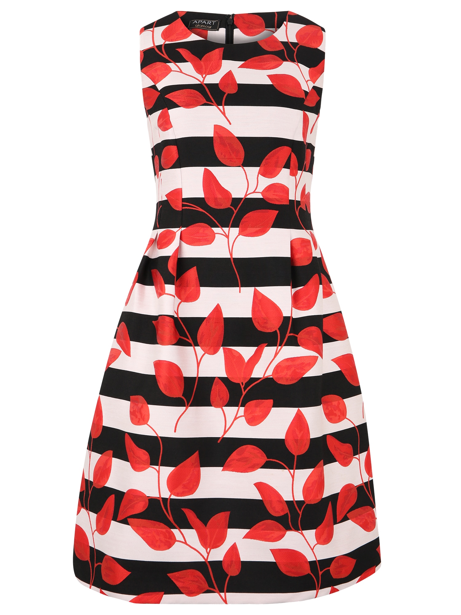 APART Kleid rot / schwarz / weiß - Schwarzes Kleid
