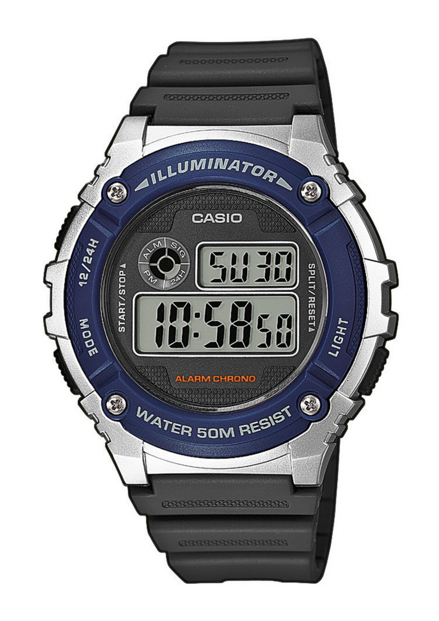 CASIO Collection dunkelblau / schwarz / silber
