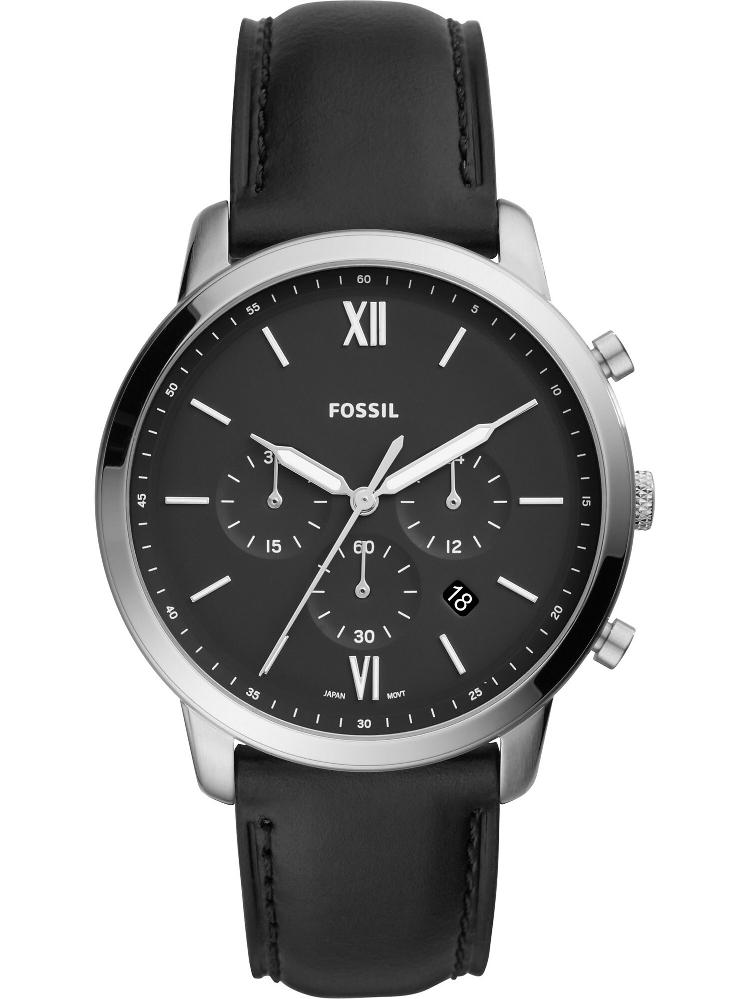 FOSSIL Analóg órák 'FS5452'  fekete / ezüst akciós termékkép 1