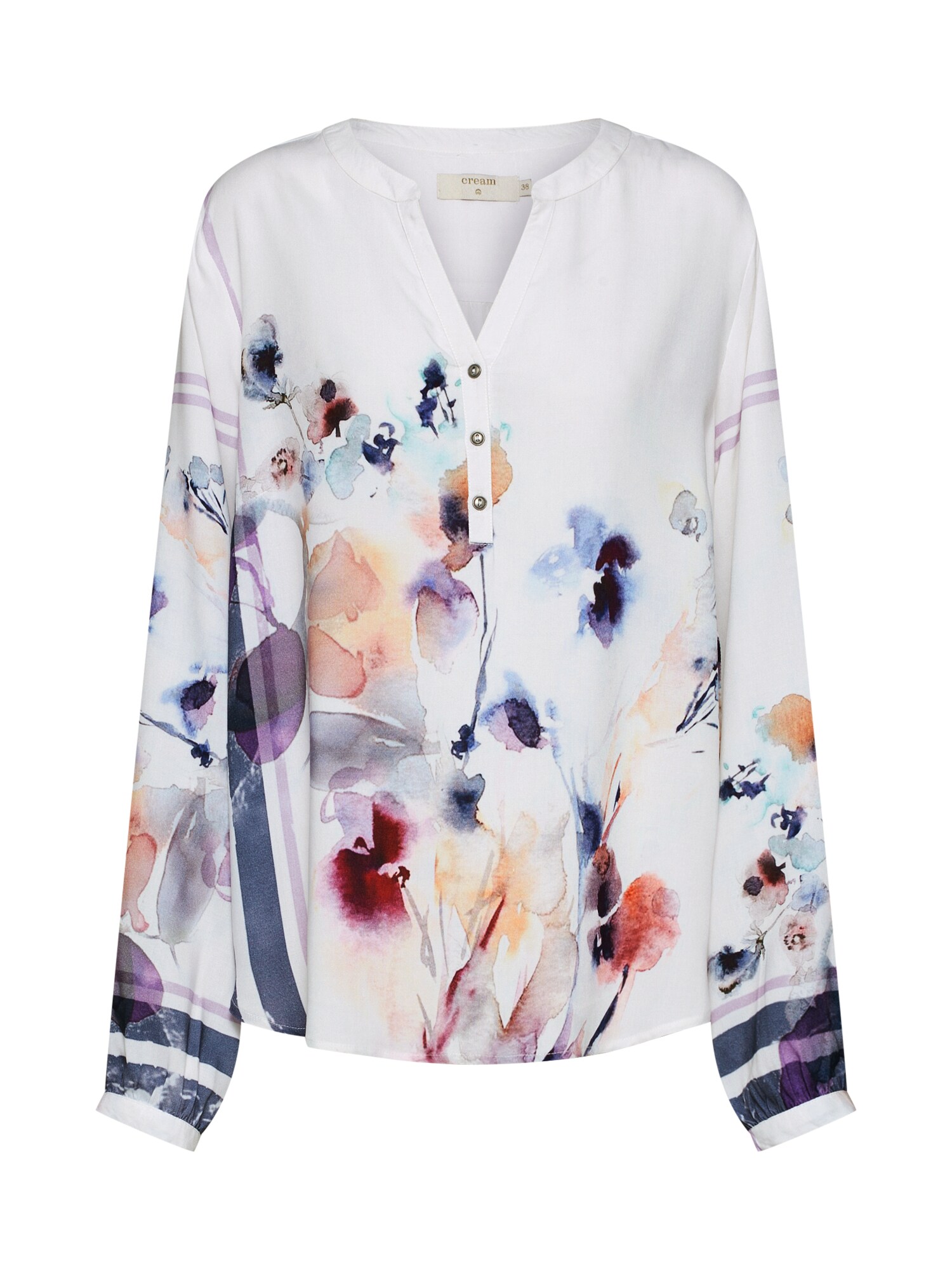Cream Dames Blouse Gemengde Kleuren Offwhite cream kopen in de aanbieding