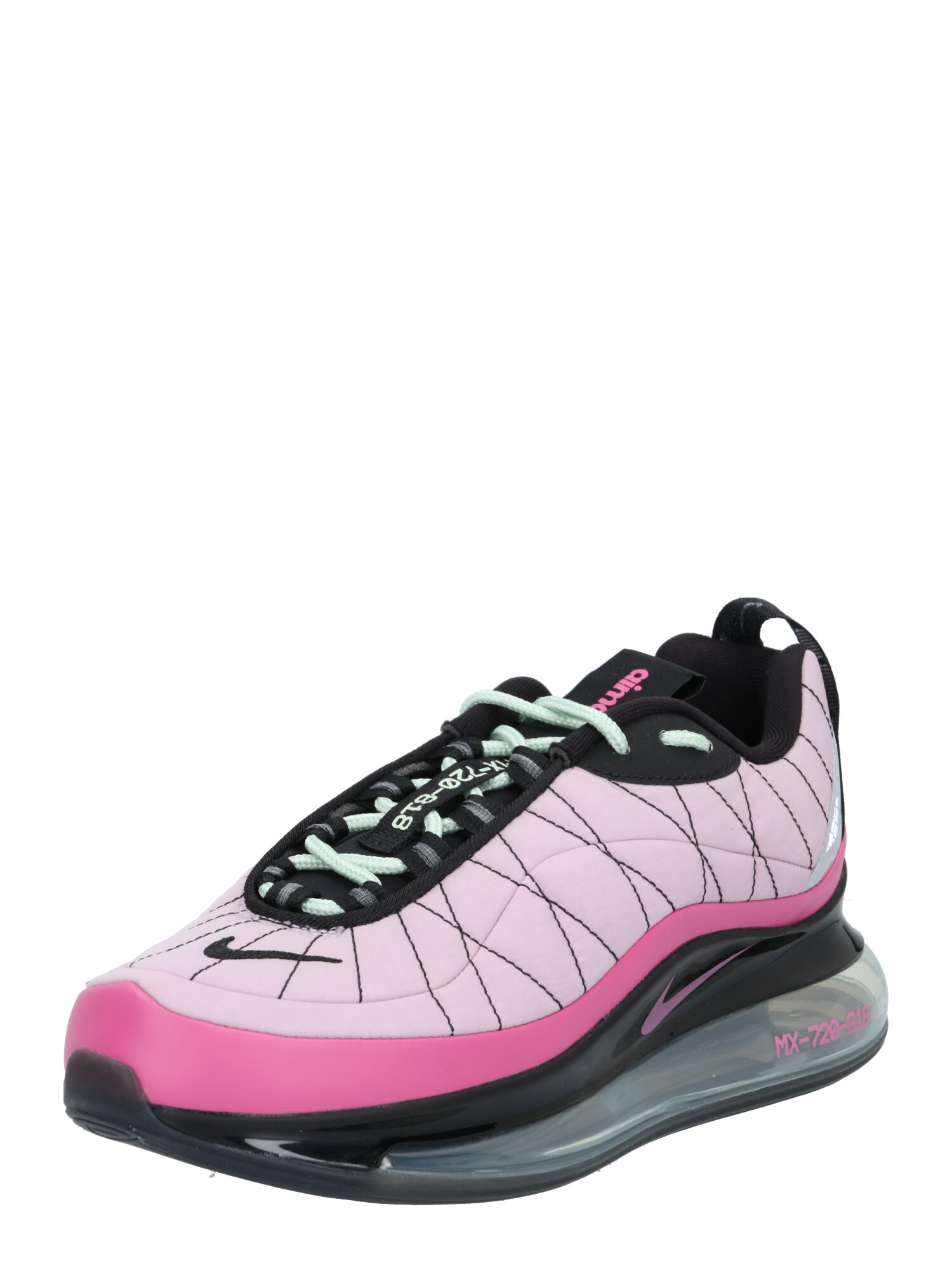 Nike Sportswear Sportbačiai be auliuko 'MX-720-818'  juoda / alyvinė spalva / rožinė
