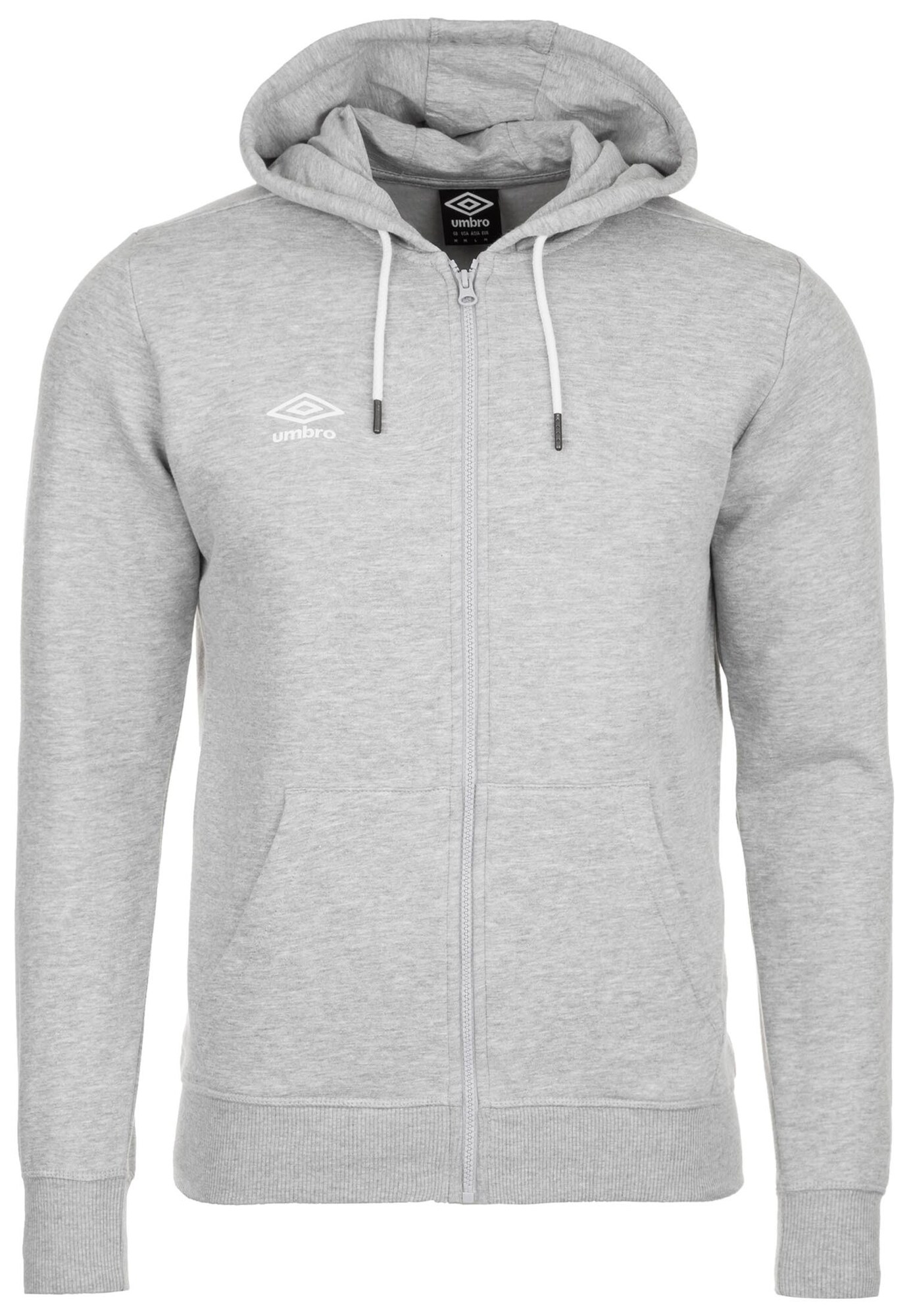 Umbro Heren Sweatvest Grijs Gemeleerd umbro kopen in de aanbieding