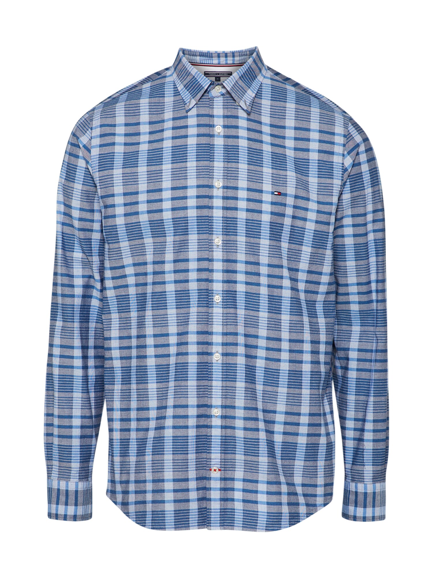 Tommy Hilfiger Heren Overhemd Blauw tommy hilfiger kopen in de aanbieding