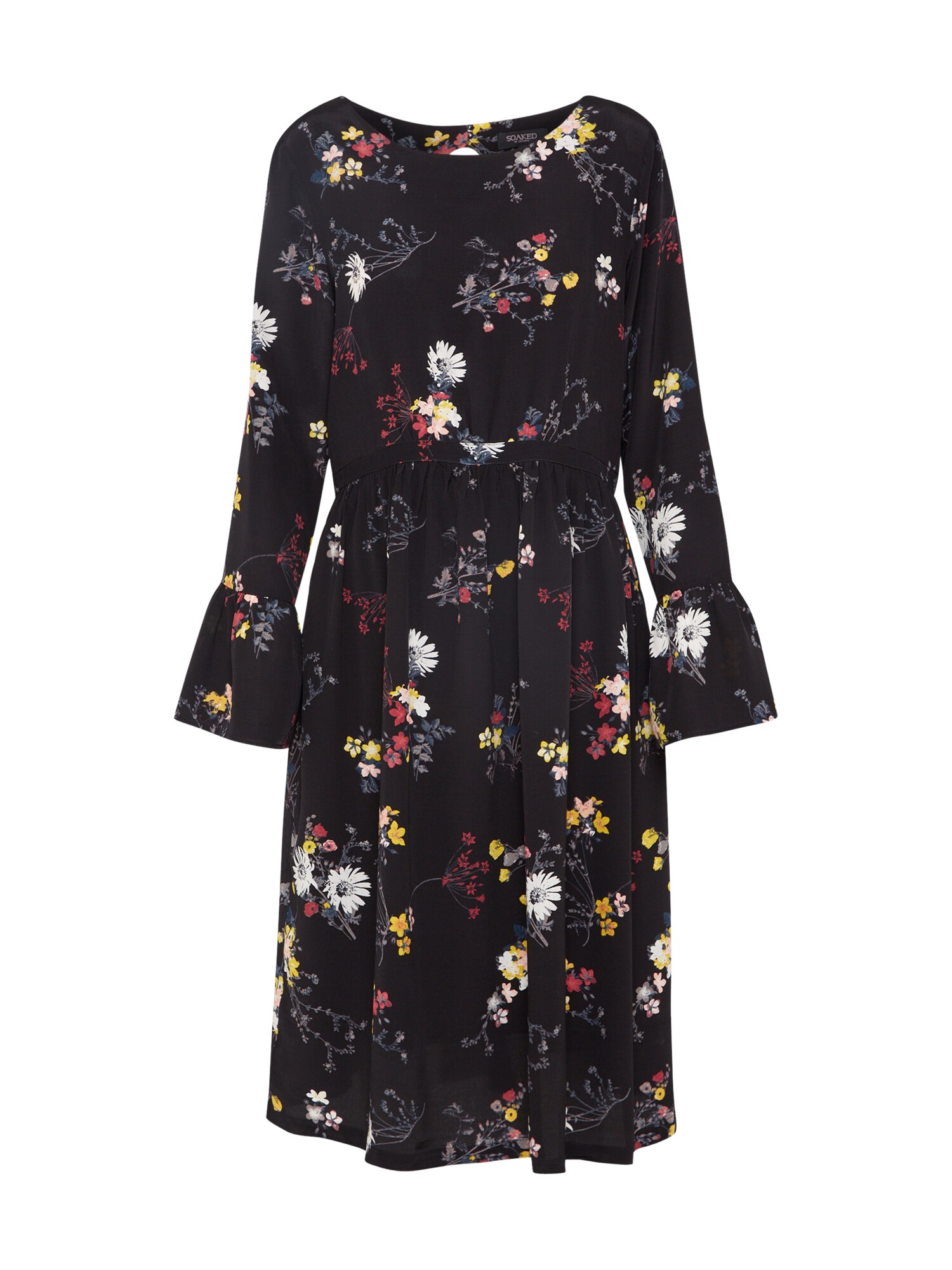 Soaked In Luxury Dames Jurk Hanne Gemengde Kleuren Zwart soaked in luxury kopen in de aanbieding