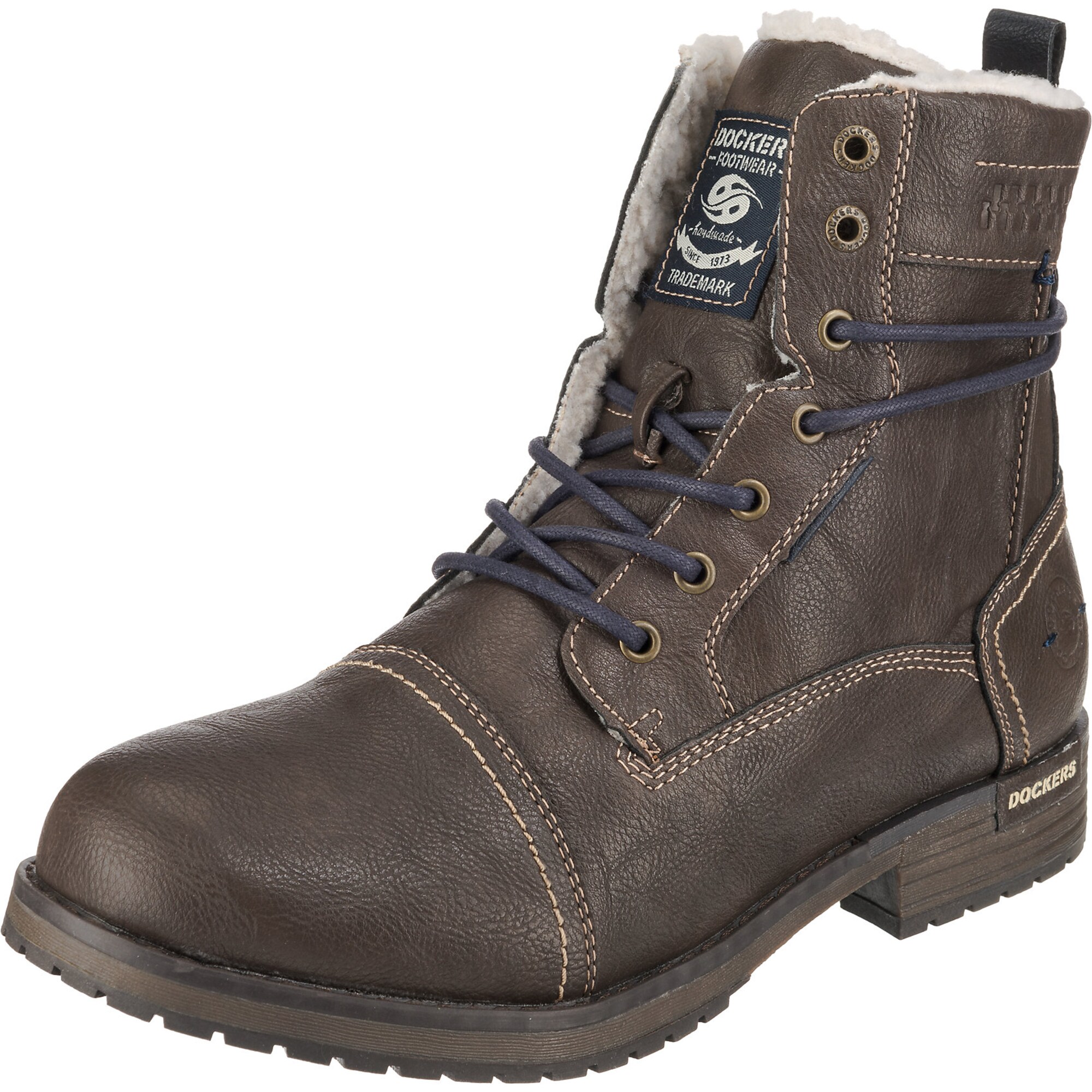 Dockers By Gerli Schnürstiefeletten beige / braun