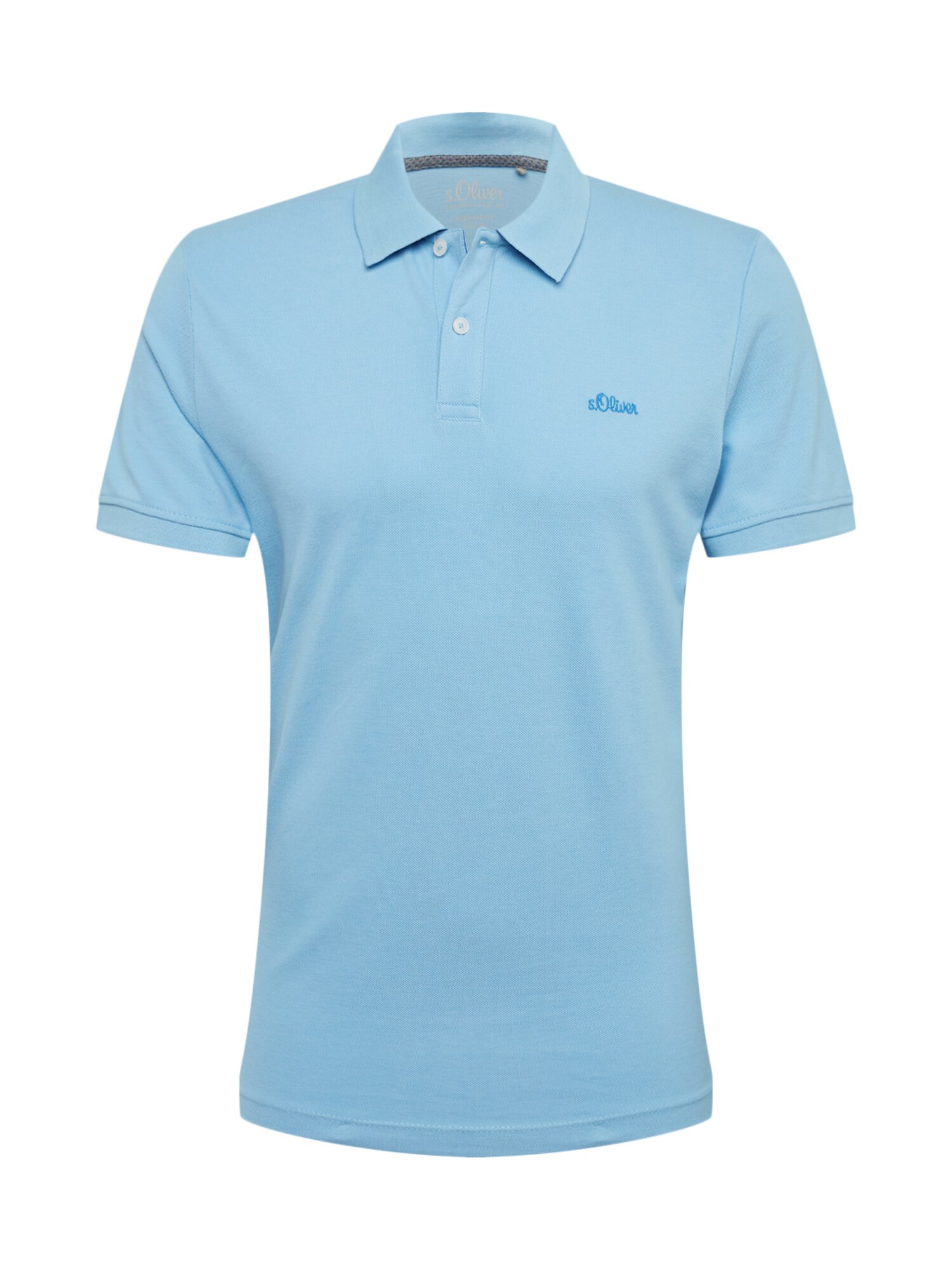 Soliver Red Label Heren Shirt Lichtblauw soliver red label kopen in de aanbieding