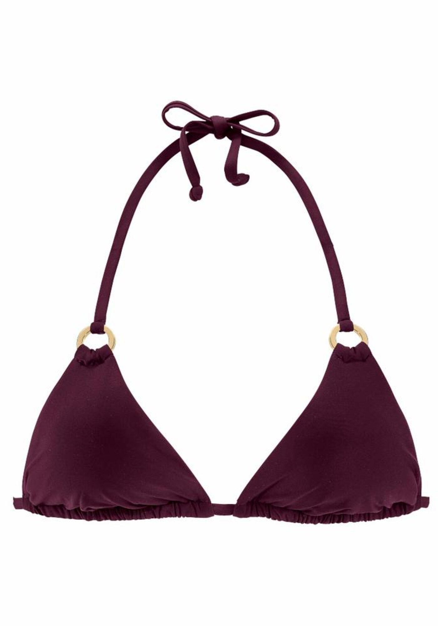 LASCANA Bikinový top 'Kati'  bordová