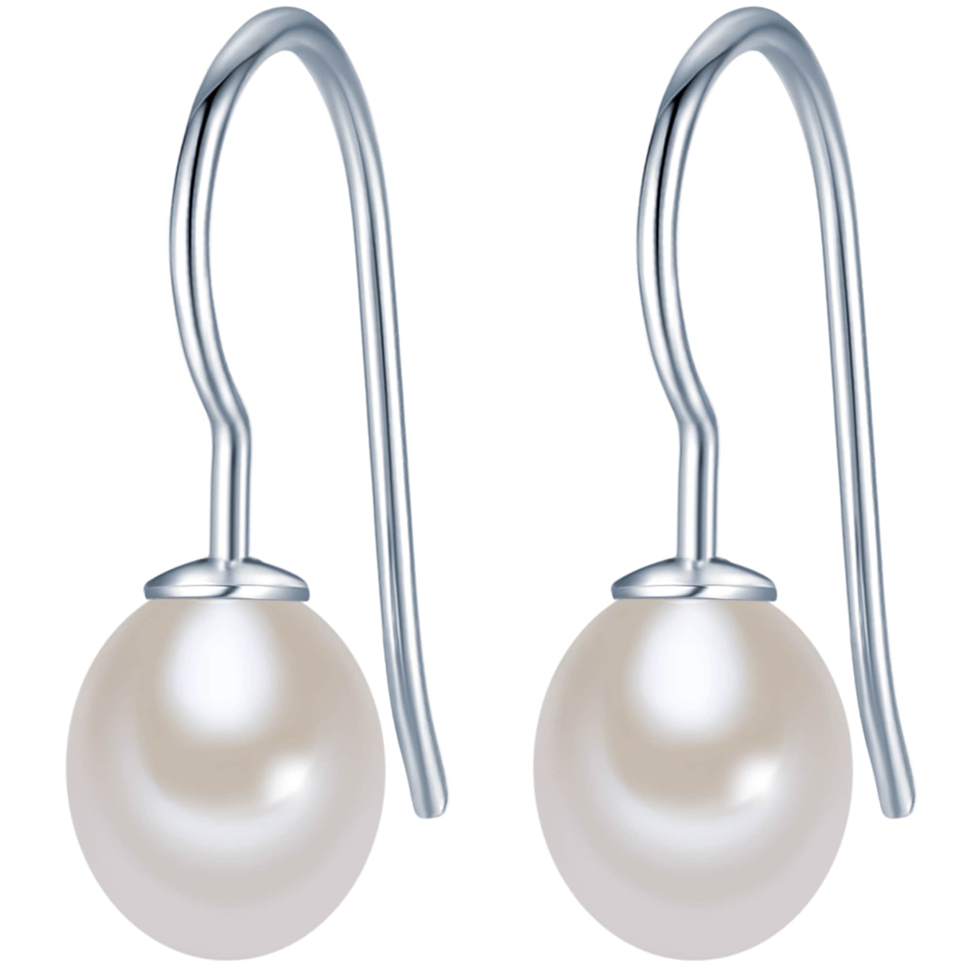 Valero Pearls Oorbellen Zilver / Parelwit