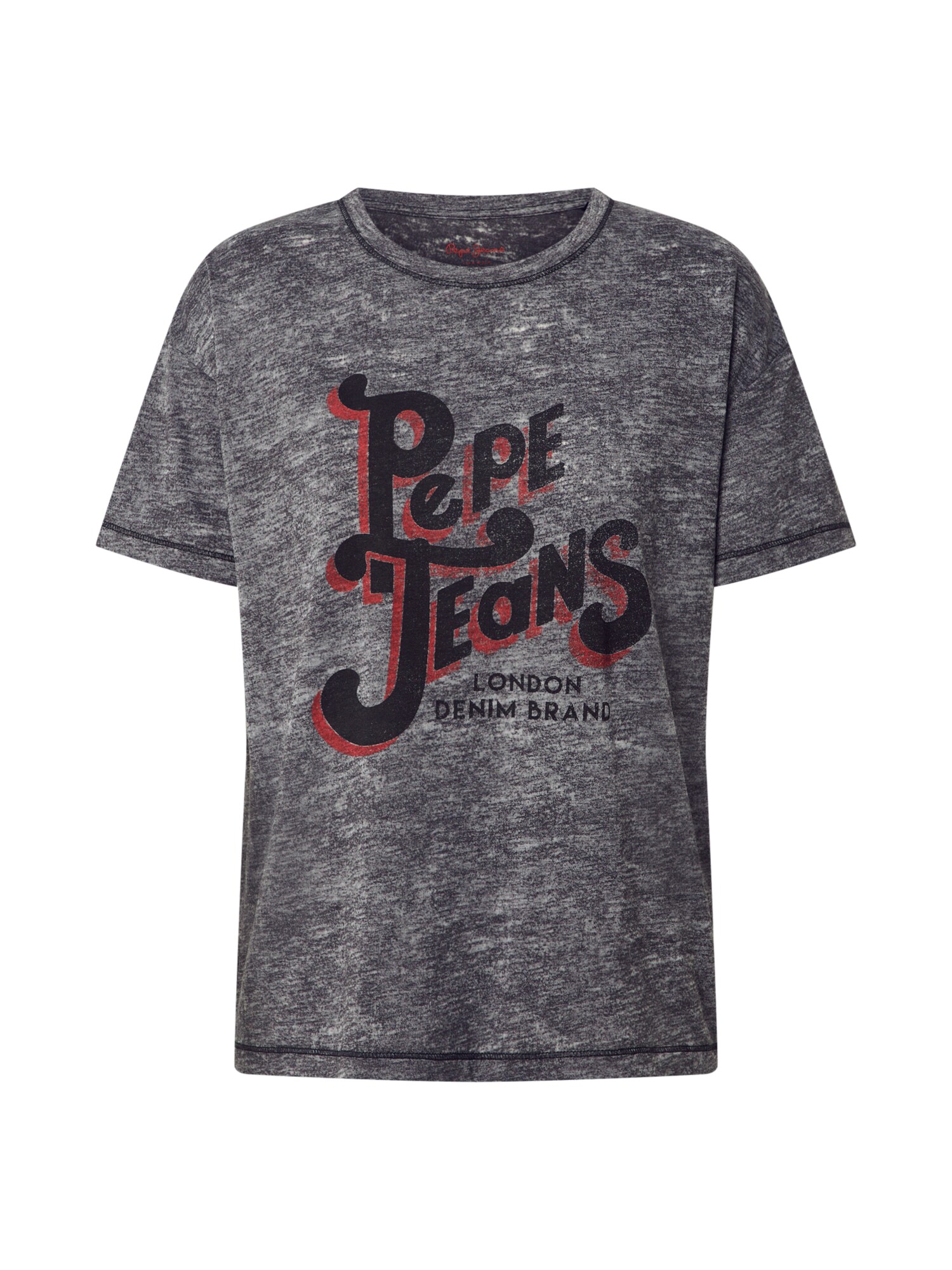 Pepe Jeans Marškinėliai 'Debby'  margai pilka / raudona