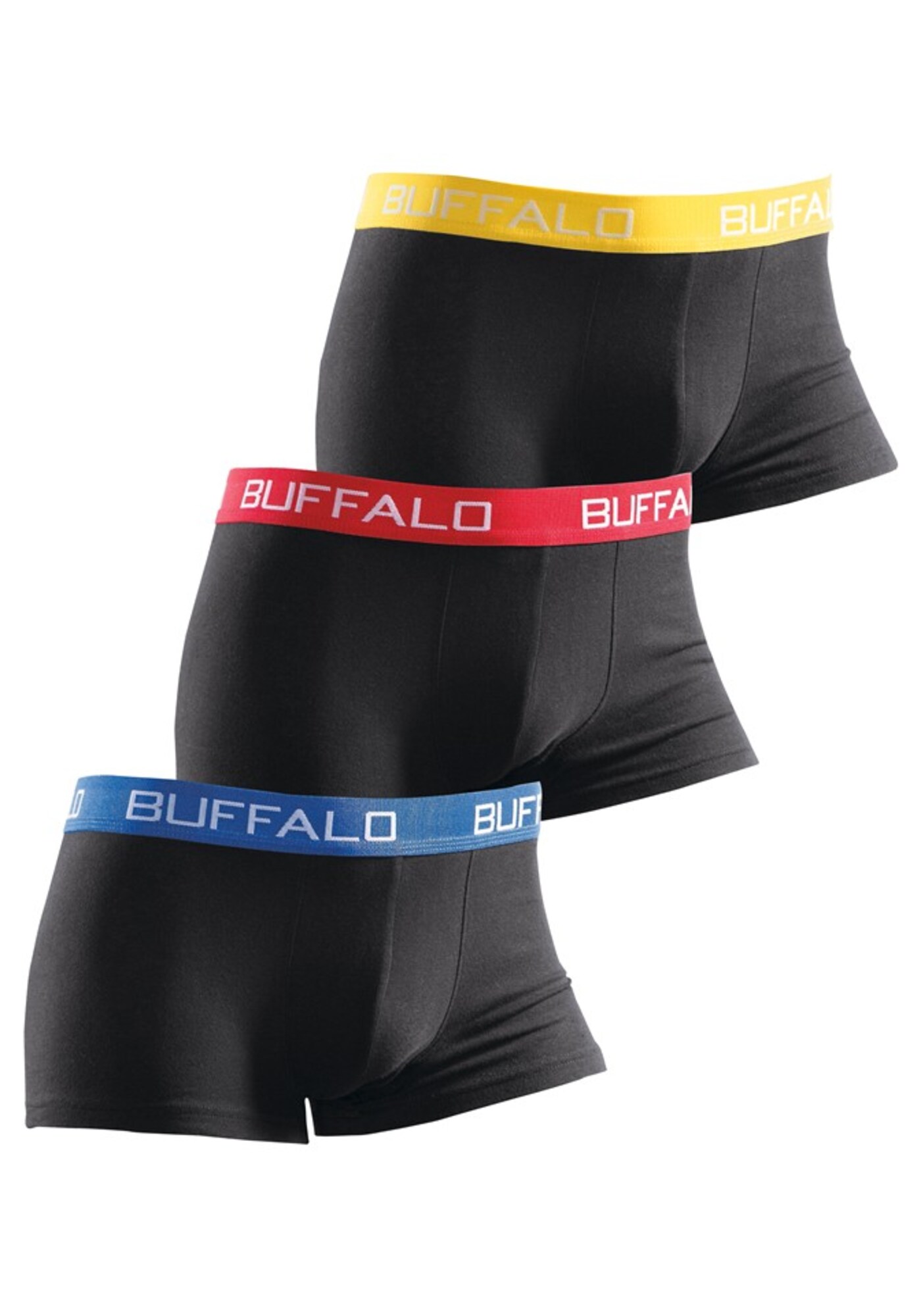 BUFFALO Nohavičky  nebesky modrá / žltá / svetločervená / čierna