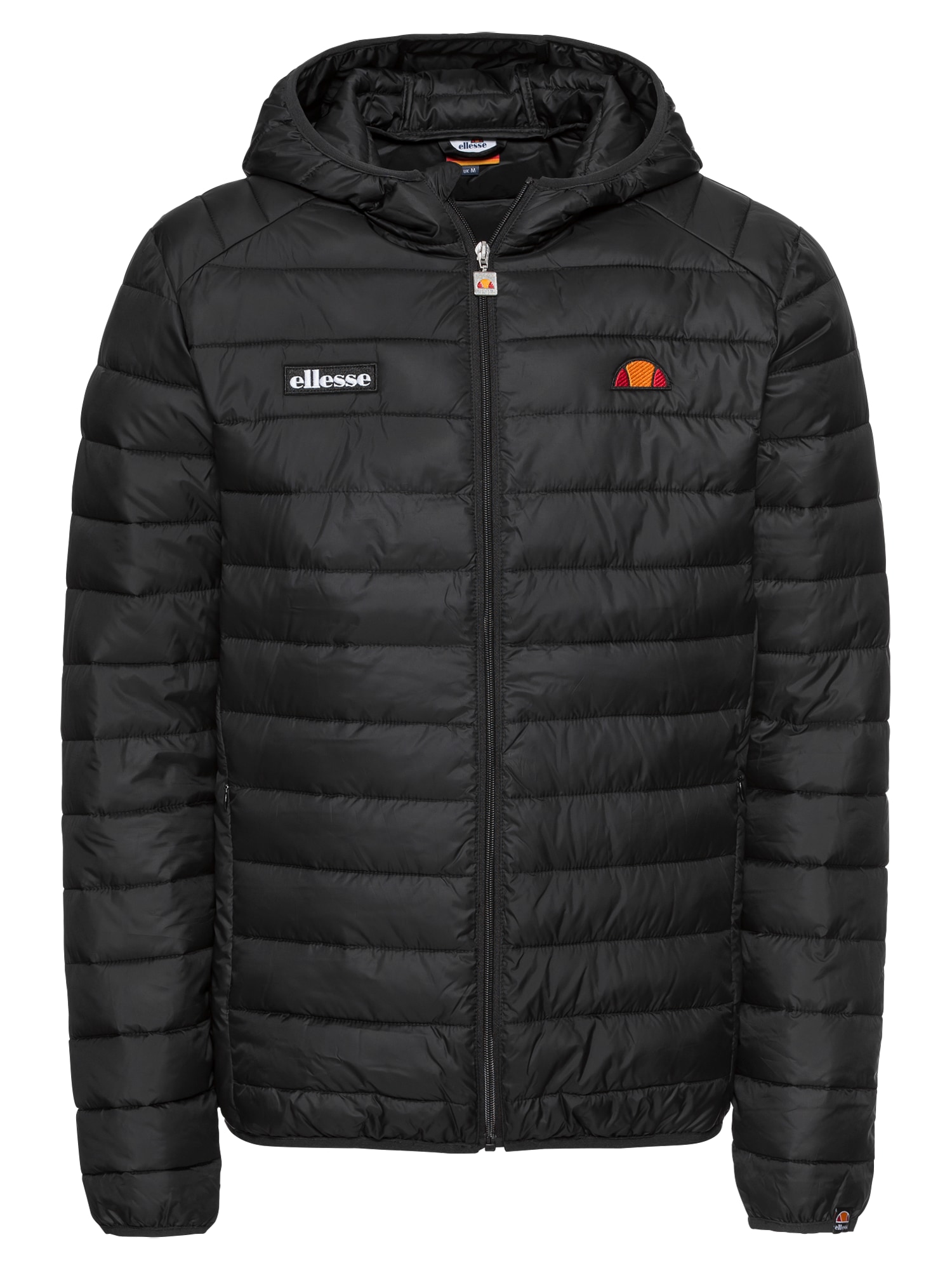 ELLESSE Prechodná bunda 'Lombardy'  oranžová / červená / čierna / biela