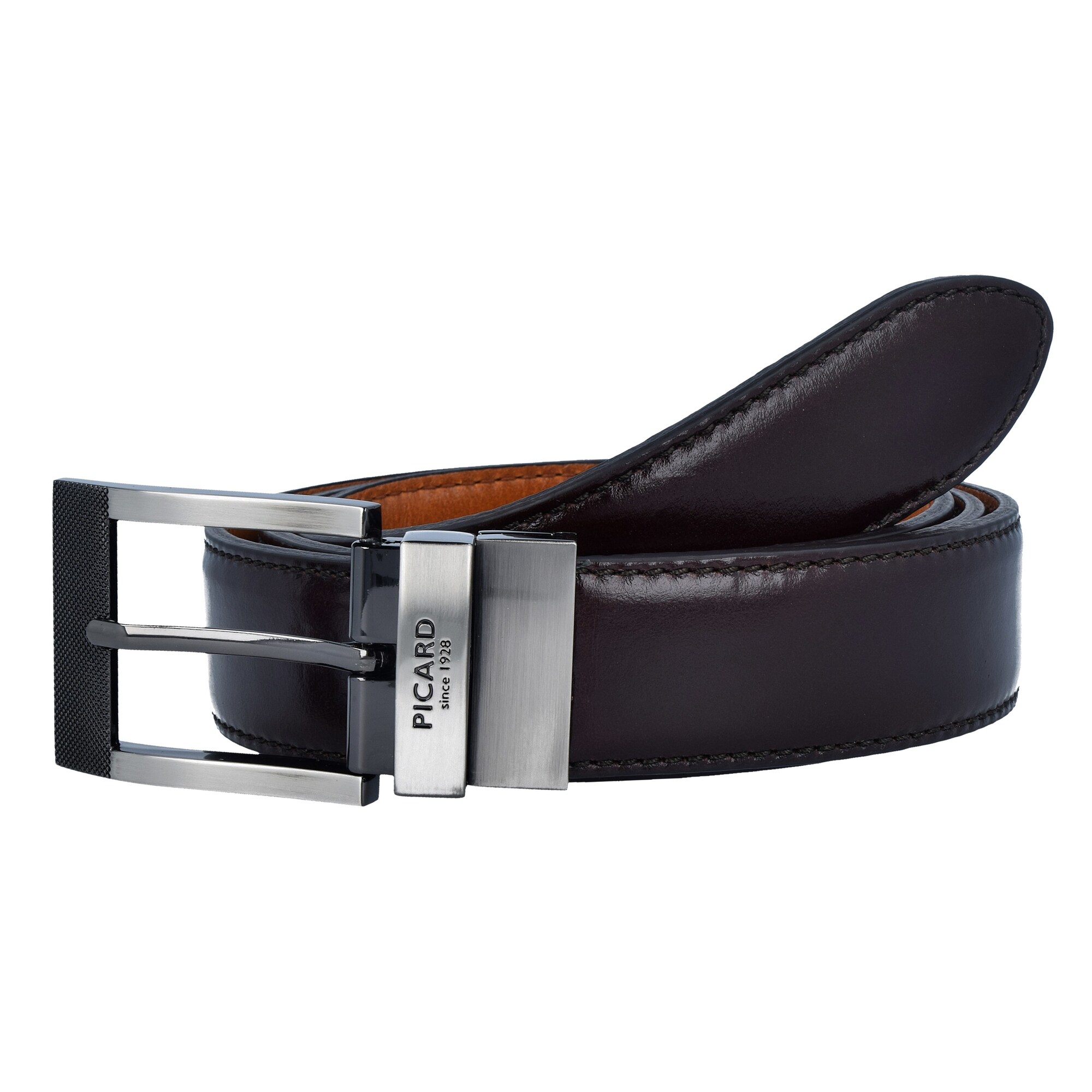 Picard Heren Riem Chocoladebruin Cognac picard kopen in de aanbieding