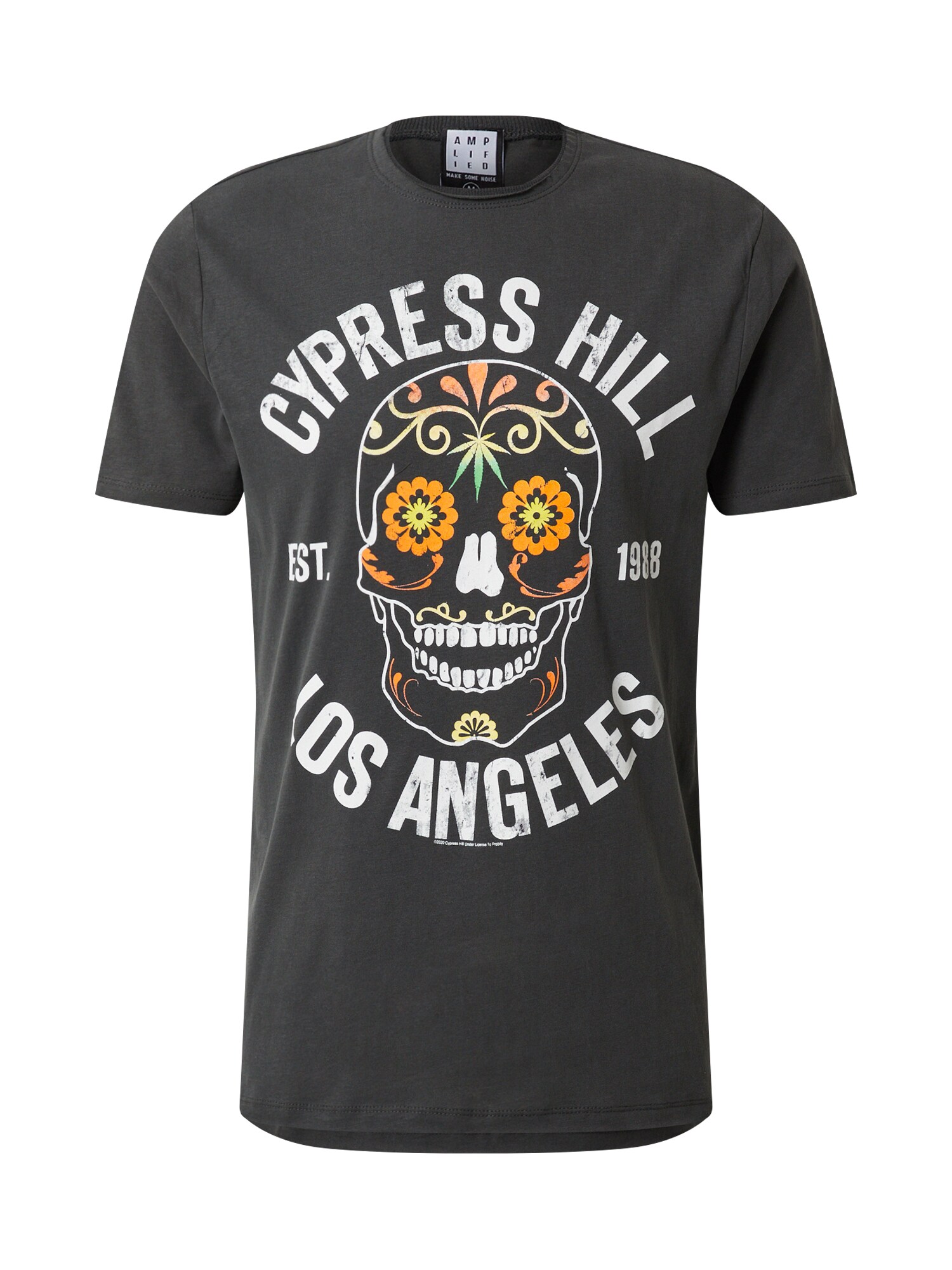 AMPLIFIED Tričko 'CYPRESS HILL'  tmavosivá