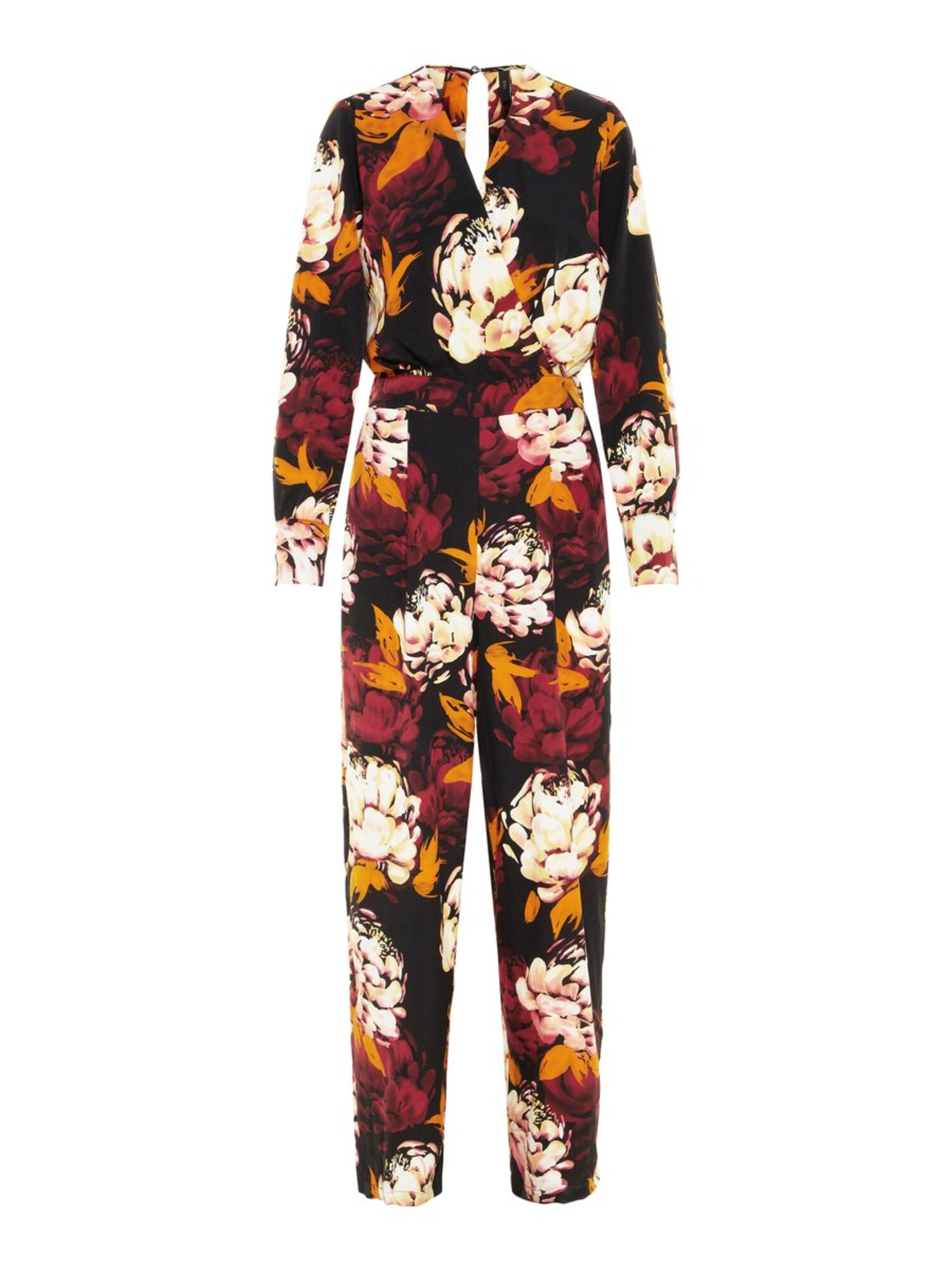 Yas Dames Jumpsuit Donkeroranje Rood Wit yas kopen in de aanbieding