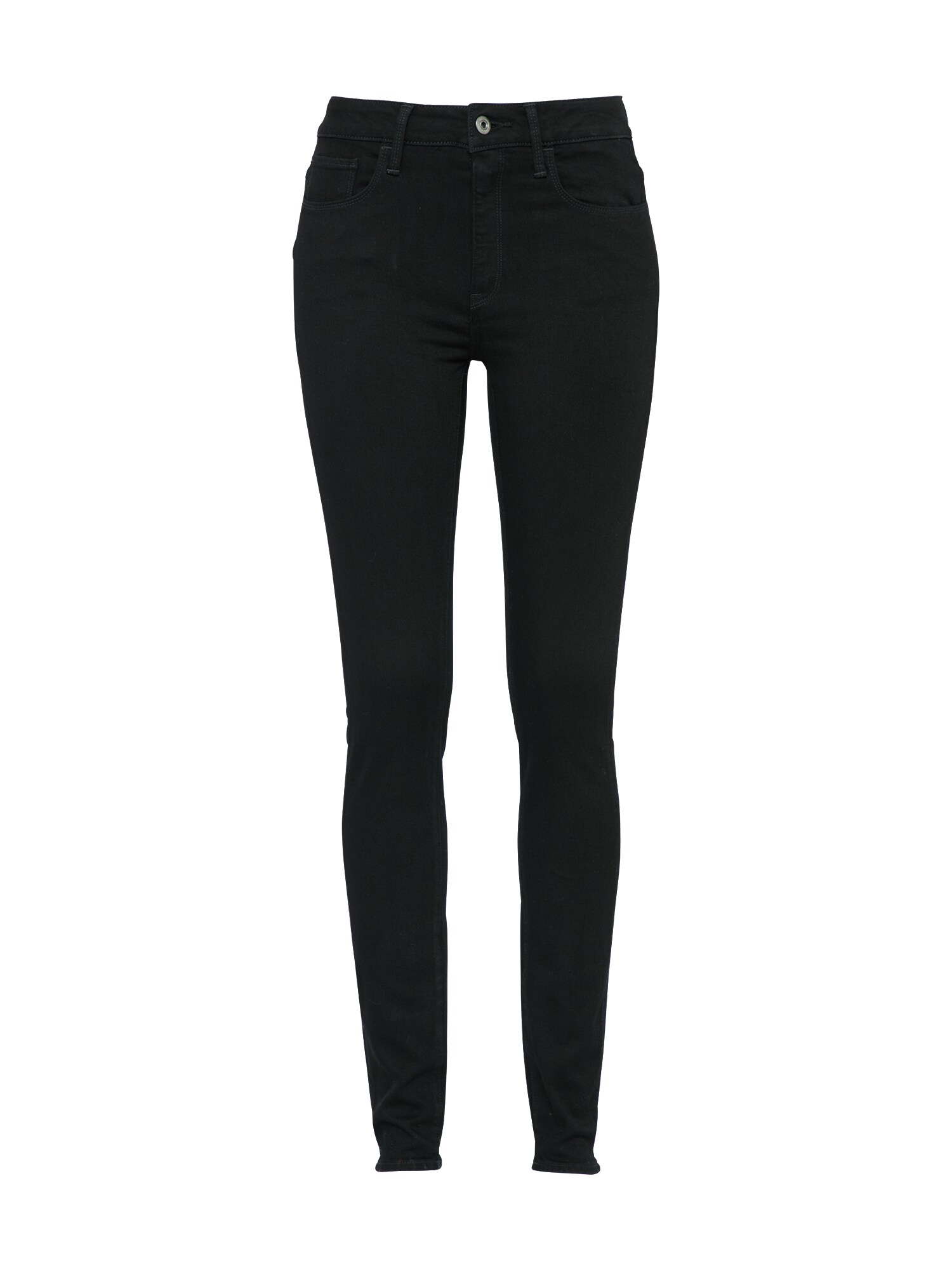 G-Star RAW Džinsai '3301 Deconst High Skinny'  juodo džinso spalva