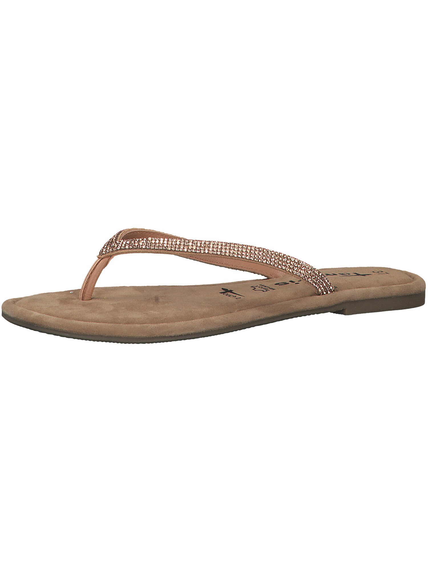 Tamaris Dames Teenslipper Rose Goud tamaris kopen in de aanbieding