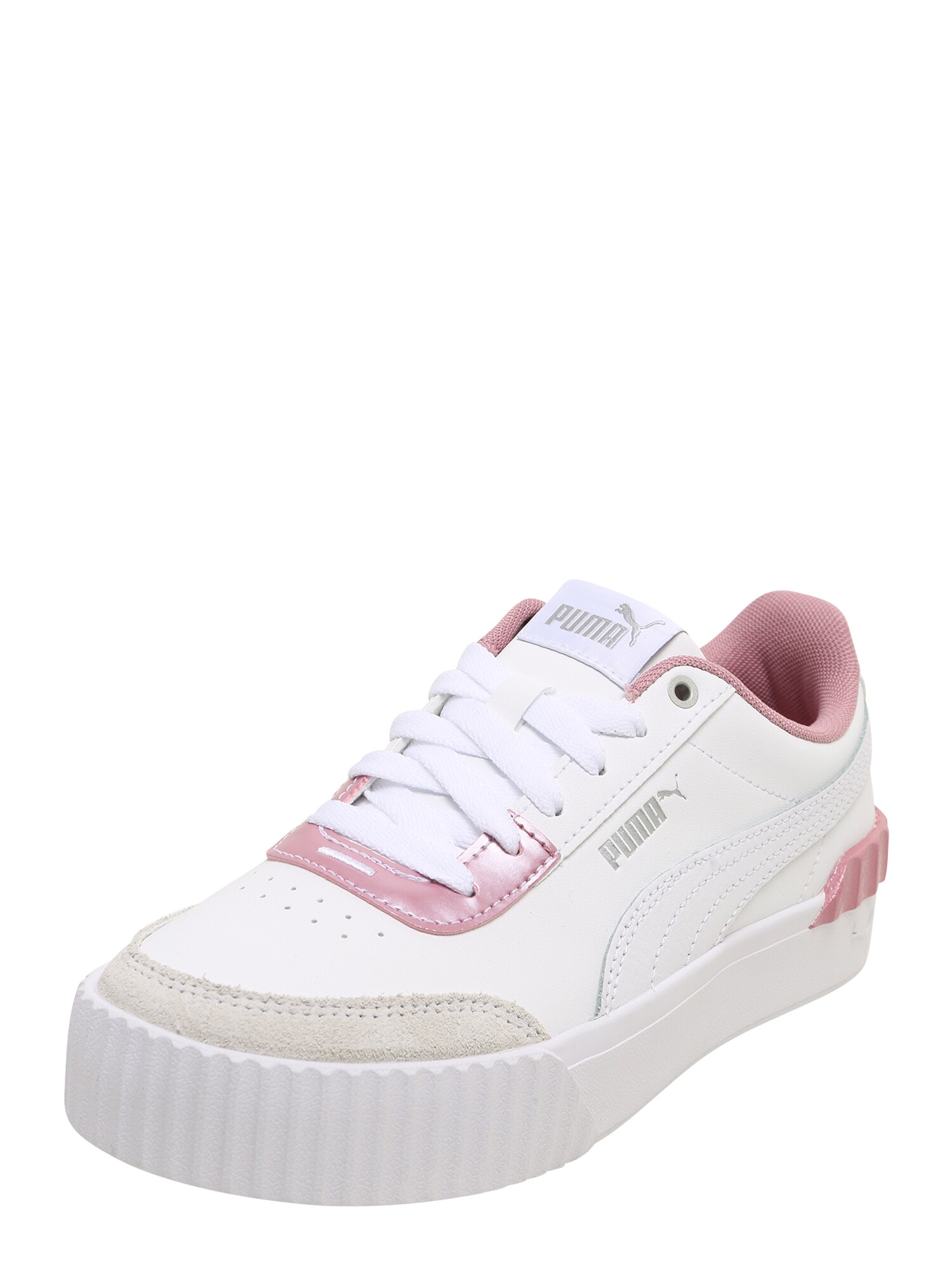 PUMA Sportbačiai be auliuko 'Carina Lift Pearl'  rožių spalva / rausvai pilka / balta