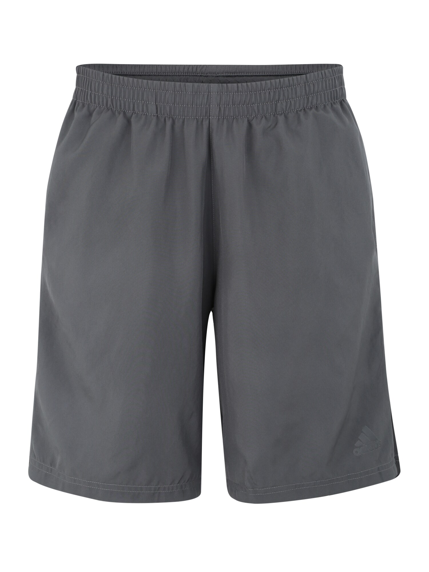 ADIDAS PERFORMANCE Sportinės kelnės 'OWN_THE_RUN_SH'  pilka / juoda