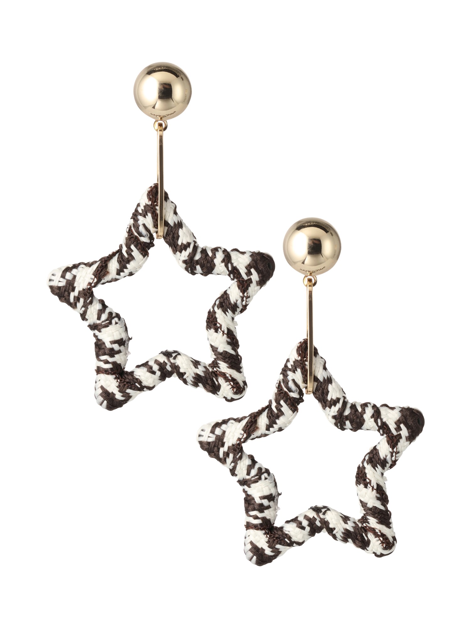 About You Dames Oorbellen Joline Goud Zwart Wit about you kopen in de aanbieding